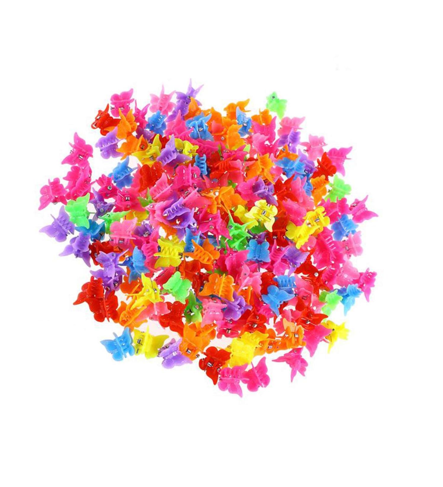 50 Pcs Butterfly Hair Clips for Girls Women Kids - Mini Hair Claw Barrettes - Buy Online on SooperMarket.com