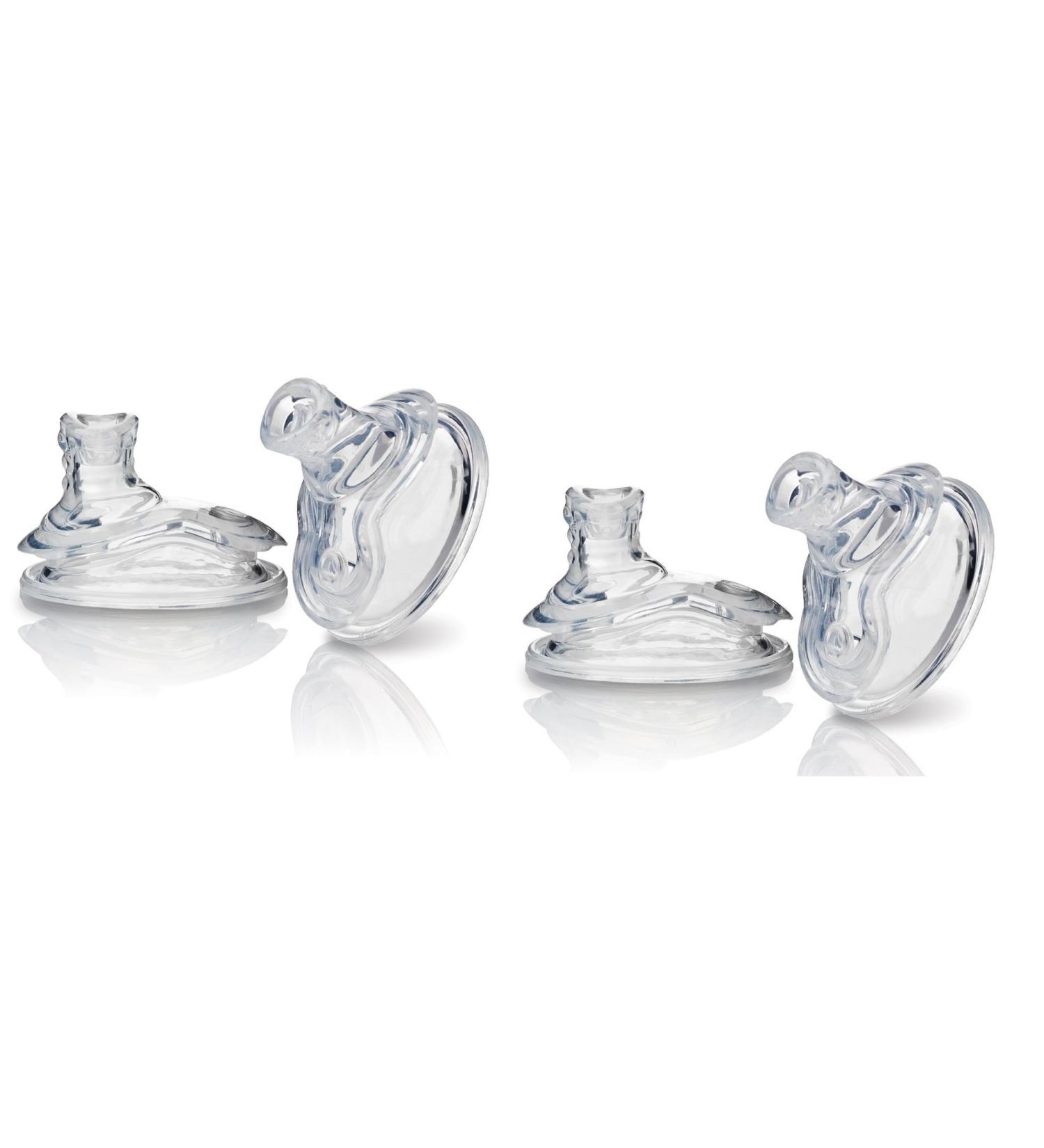 Nuby Super Spout No Spill Replacement Spouts - Clear 4 Count (Pack of 2) - Ideal for Sippy Cups - Buy Online on SooperMarket.com