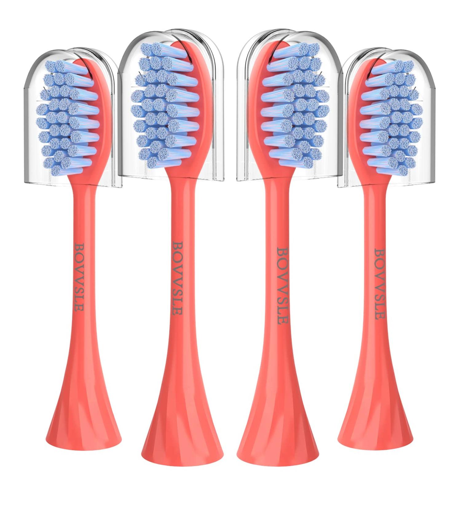 4 Pack Premium Toothbrush Replacement Heads for Philips One Series Sonicare | Deep-Cleaning | Compatible with HY1100 & HY1200 | Miami Coral - Buy Online on SooperMarket.com