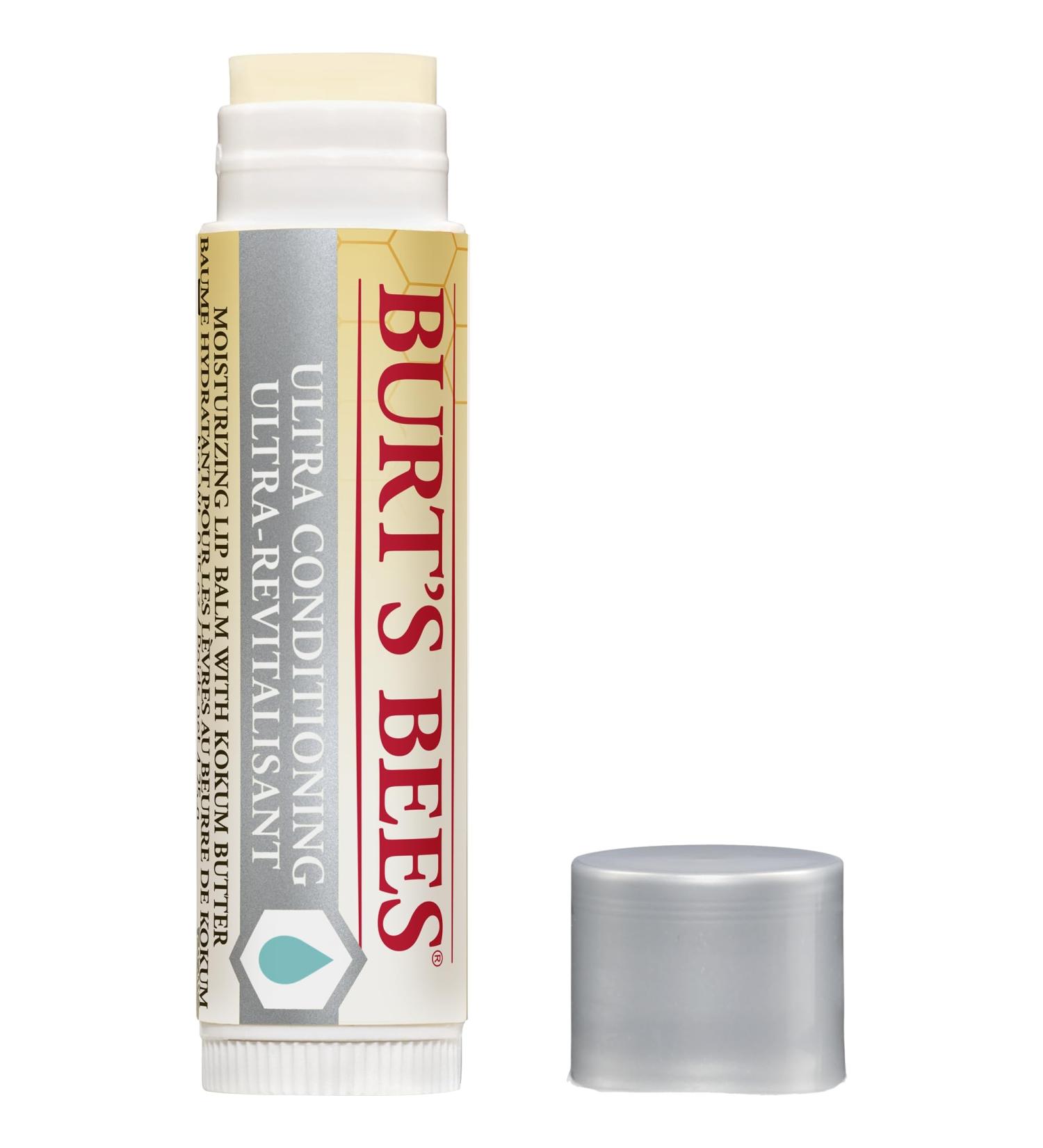 Burt's Bees Lip Balm Ultra Conditioning Intense Moisturising Lip Balm With Kokum & Shea Butters 4.25g Ultra Conditioning with Kokum Butter 4.25g (Pack of 1) - Buy Online on SooperMarket.com