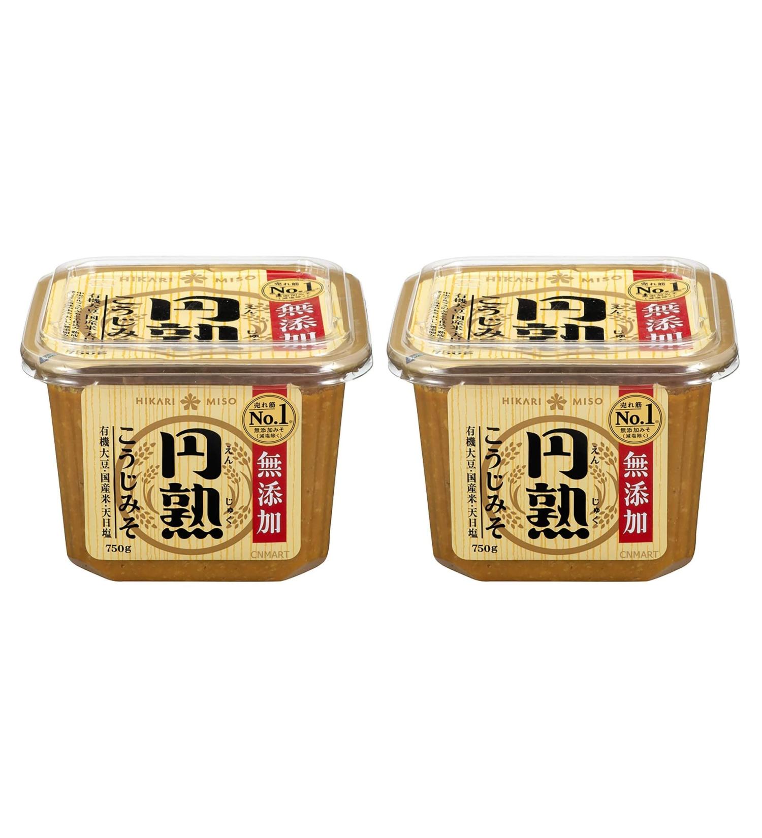 Hikari Miso 750g (Pack of 2) All Natural and Gluten-Free Miso for Healthy Cooking by CNMART - Buy Online on SooperMarket.com