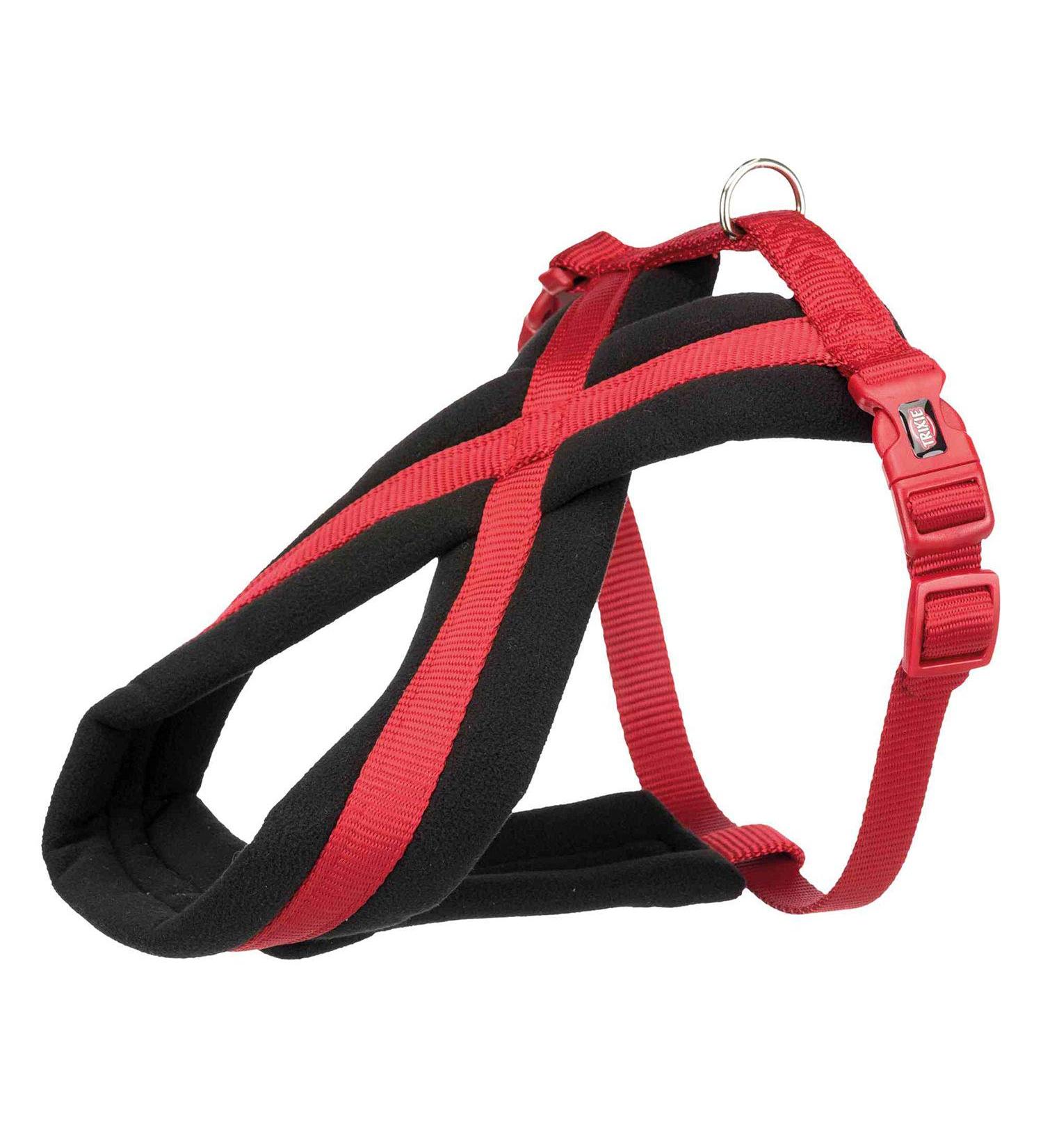 Trixie Premium Touring Tears Dog Harness XS-S - Red Adjustable Fleece-Padded Ideal for Small Dogs (Breast Circumference 30-55 cm) - Buy Online on SooperMarket.com