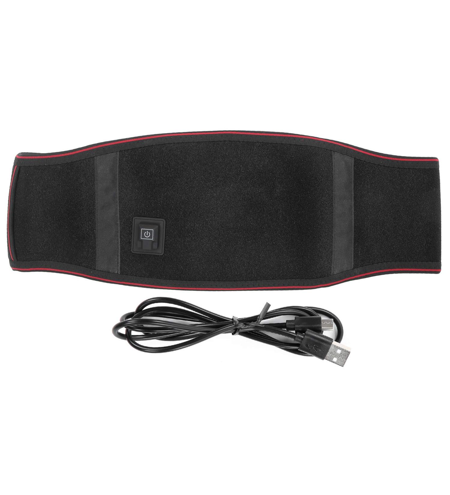 Ankroyu Heating Back Belt - Portable Heated Pad for Lumbar Support | Breathable Back Heating Pillow for Men & Women - Buy Online on SooperMarket.com