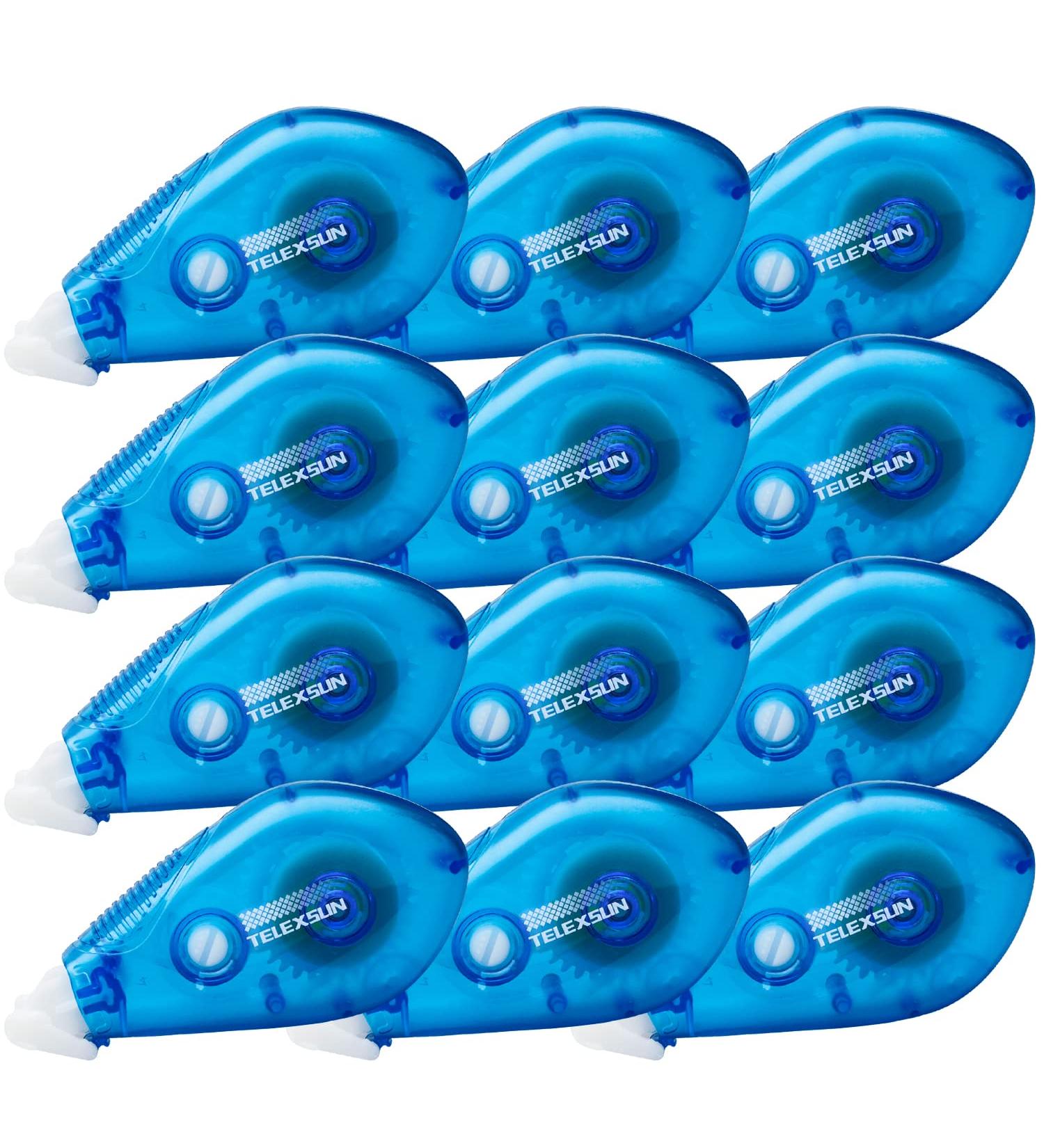 TELEXSUN Double Sided Adhesive Dots Glue Runner Dot Tape Runner Roller Permanent Adhesive Dispenser Dots Roller Applicator 0.31-Inch by 315-Inch (12 Pack Green) - Buy Online on SooperMarket.com