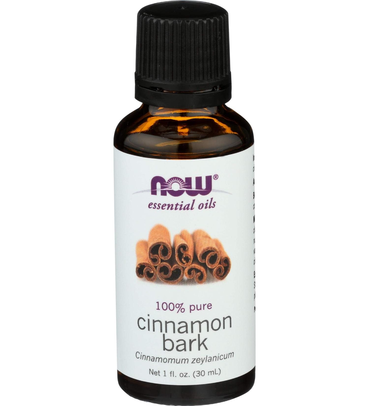 Now Foods Cinnamon Bark Essential Oil 1 oz | Natural Aromatherapy & Wellness - Buy Online on SooperMarket.com