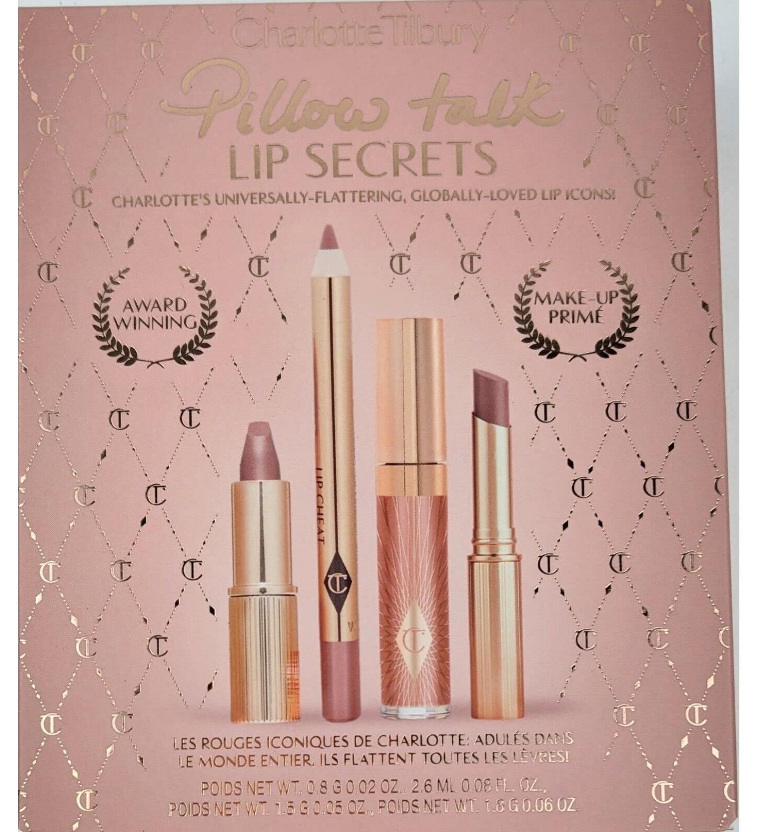 Charlotte Tilbury Pillow Talk Lip Kit - Lip Cheat, Matte Revolution, Collagen Lip Bath - Buy Online on SooperMarket.com