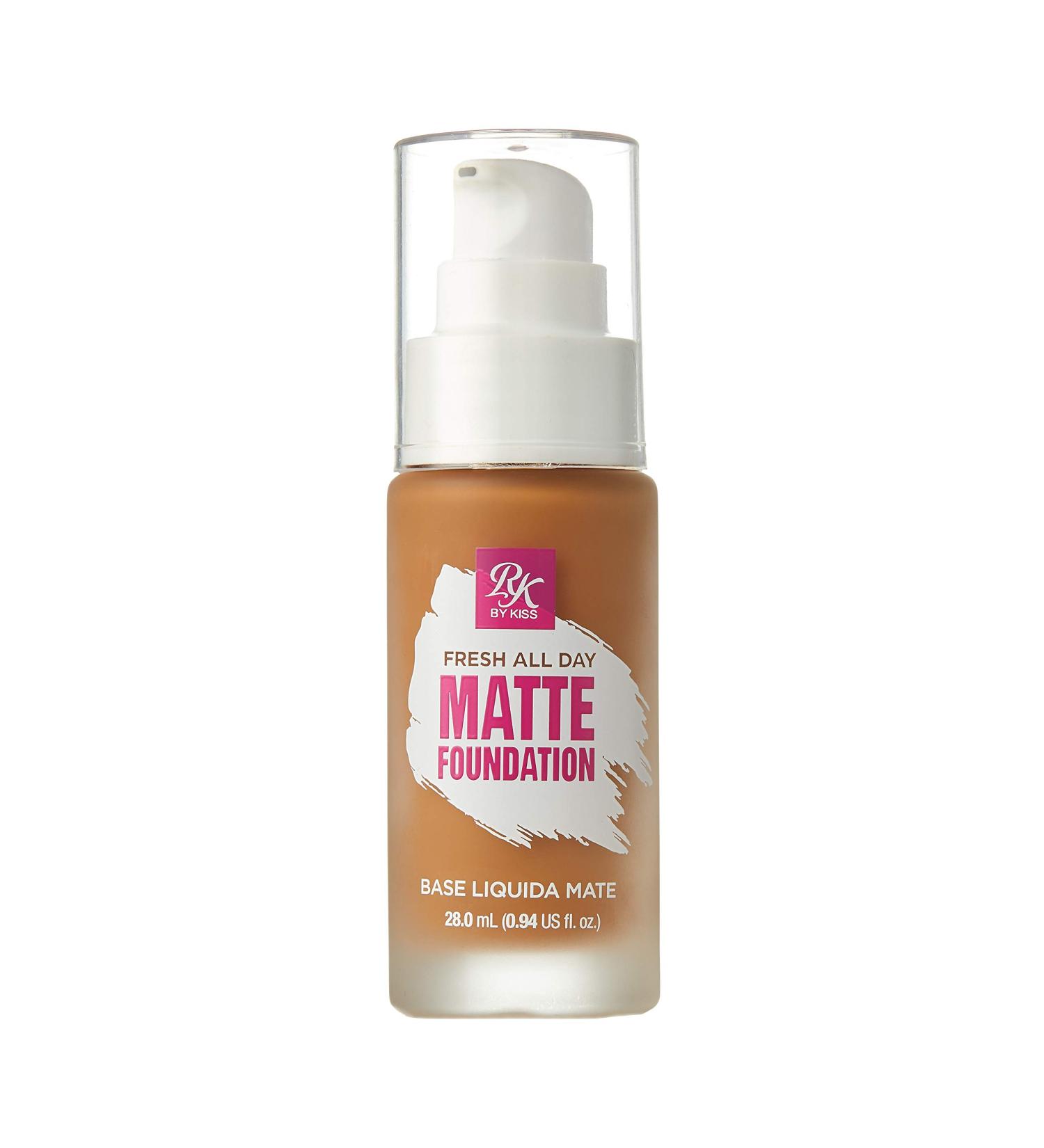 Ruby Kisses Longwear Matte Foundation - Medium to Full Coverage for Normal to Oily Skin - Matte Finish (Caramel) - Buy Online on SooperMarket.com