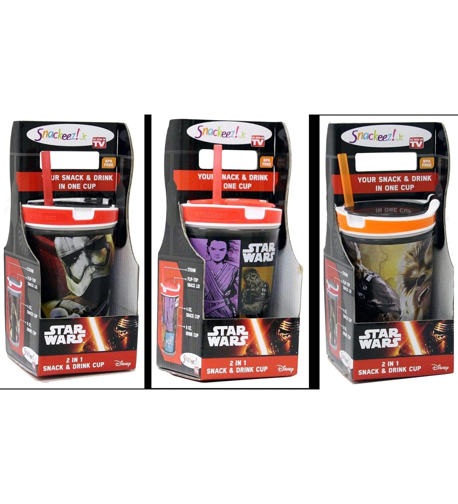 Snackeez Jr 2-In-1 Snack & Drink Cup Combo - Star Wars 7 Movie Collection - Buy Online on SooperMarket.com