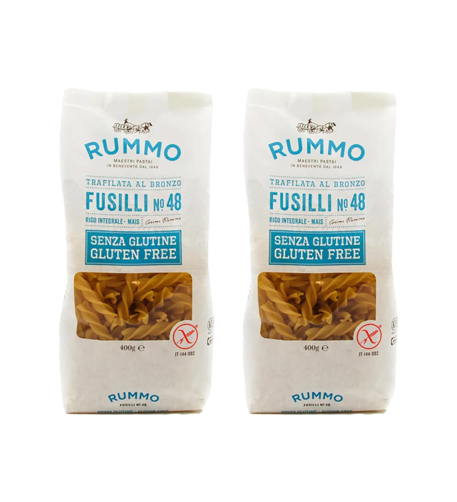 Gluten Free Pasta Bundle with Rummo Fusilli No.48 400g x2 (Pack of 2) - Buy Online on SooperMarket.com