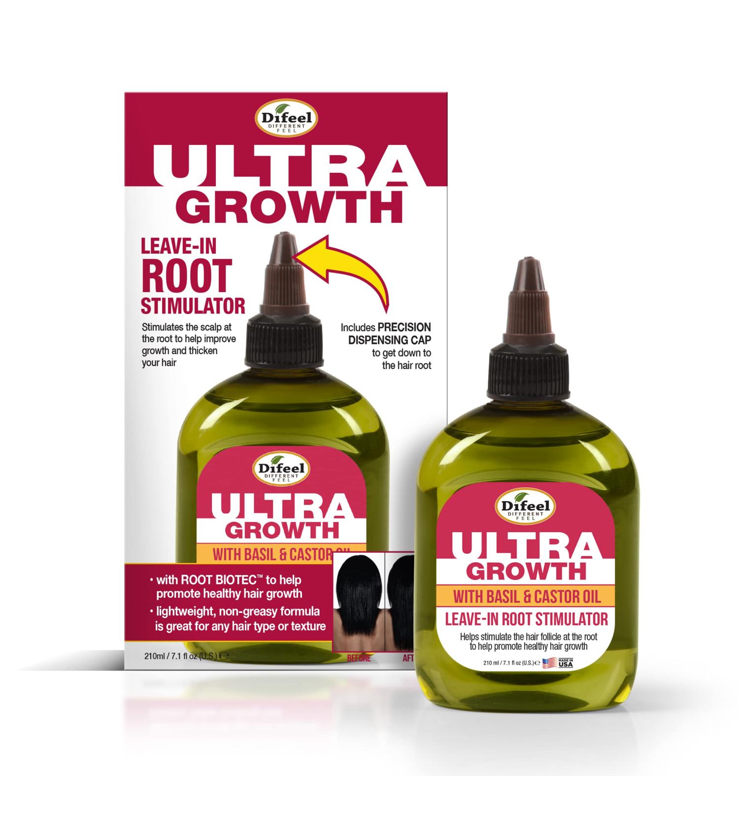 Difeel Ultra Hair Growth Oil with Basil and Castor Oil - 7.1 oz - Buy Online on SooperMarket.com
