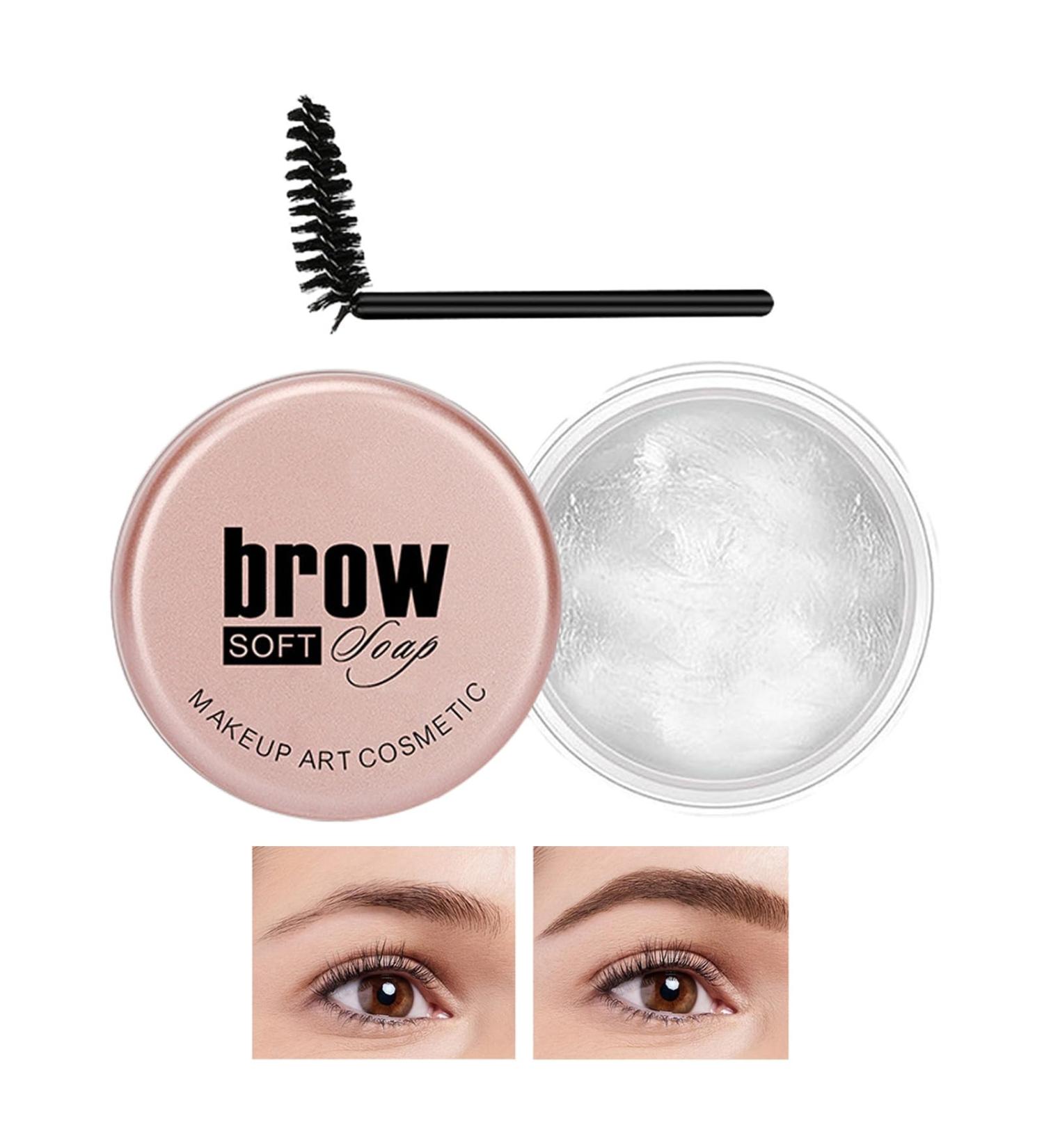 Eyebrow Soapbar - Waterproof Brow Lifting Wax | Eyebrow Styling Wax Eyebrow Shaping Wax for Brows Clear Brow Styling Wax for Lamination Effect Klufo - Buy Online on SooperMarket.com