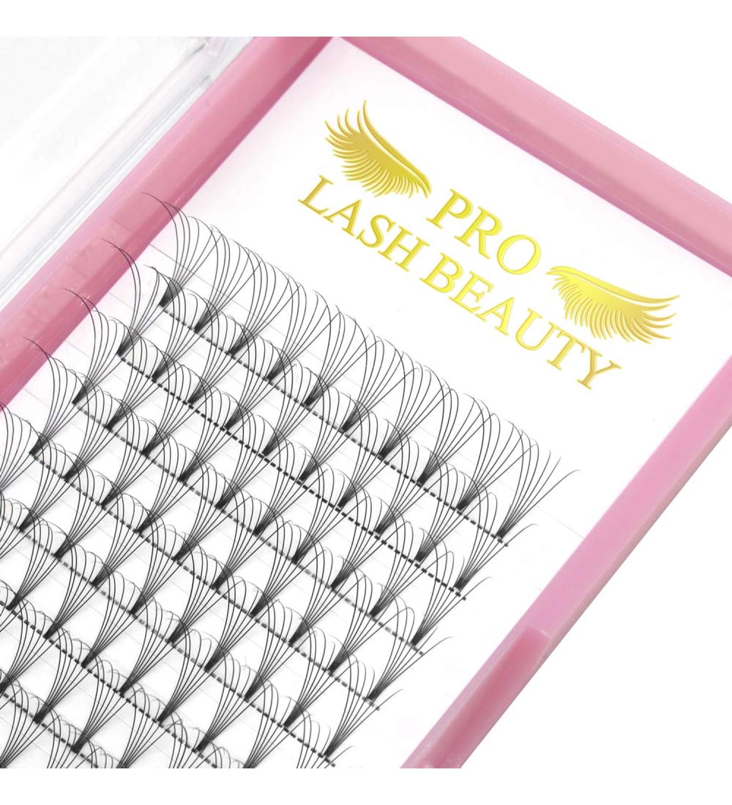 6D-C-0.07-11mm Short Stem Pre Made Fan Eyelash Extensions - Russian Volume Lashes 0.07 - 11mm Length - Buy Online on SooperMarket.com