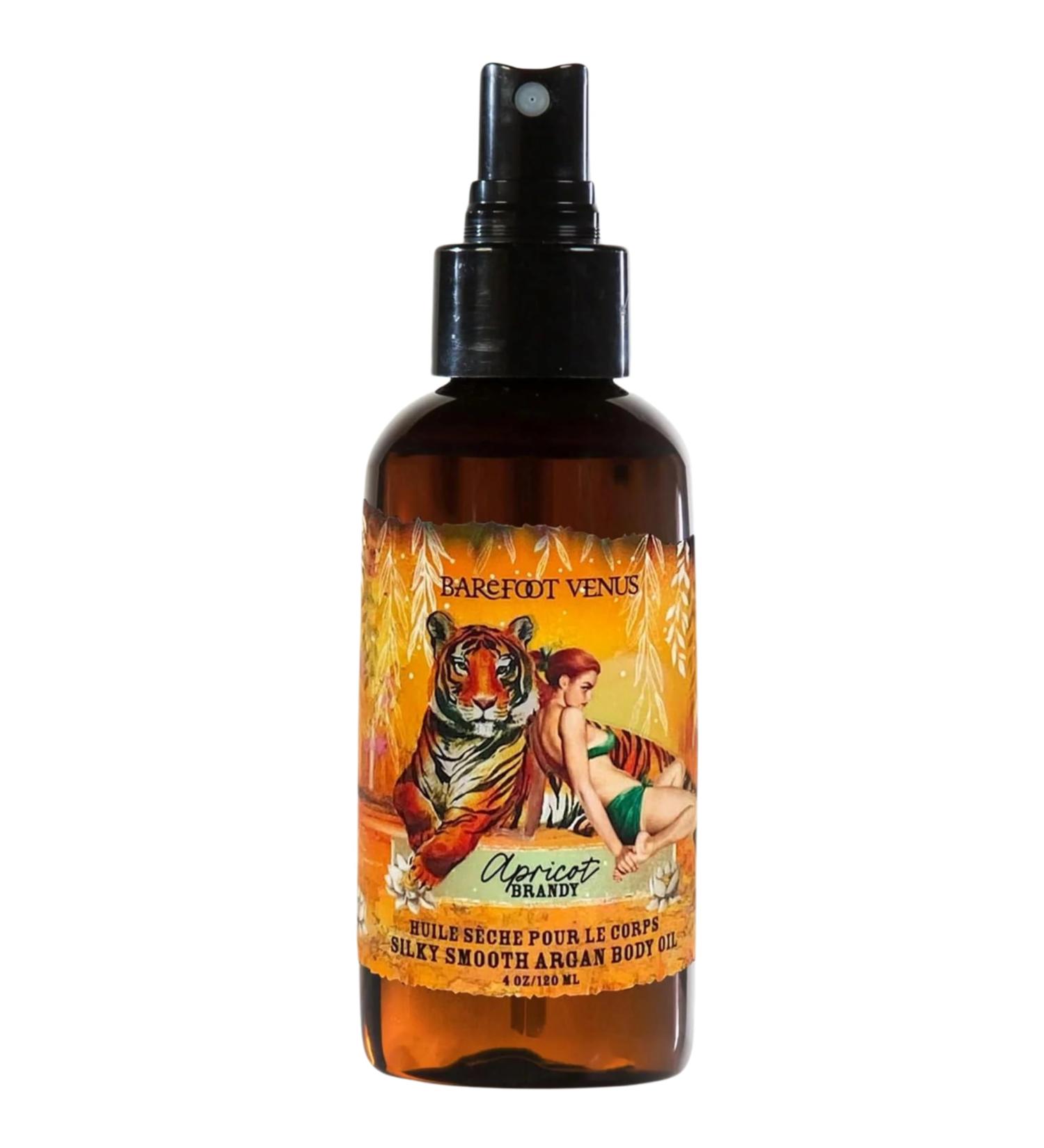 Buy Apricot Brandy Argan Body Oil 120 ML | Nourishing & Hydrating | International Shipping - Buy Online on SooperMarket.com