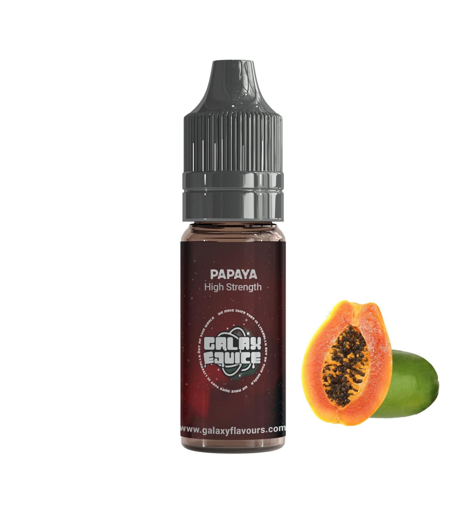 Papaya High Strength Flavouring - 10ml Bottle - Galaxy Food Flavours | 230+ Flavours - Buy Online on SooperMarket.com