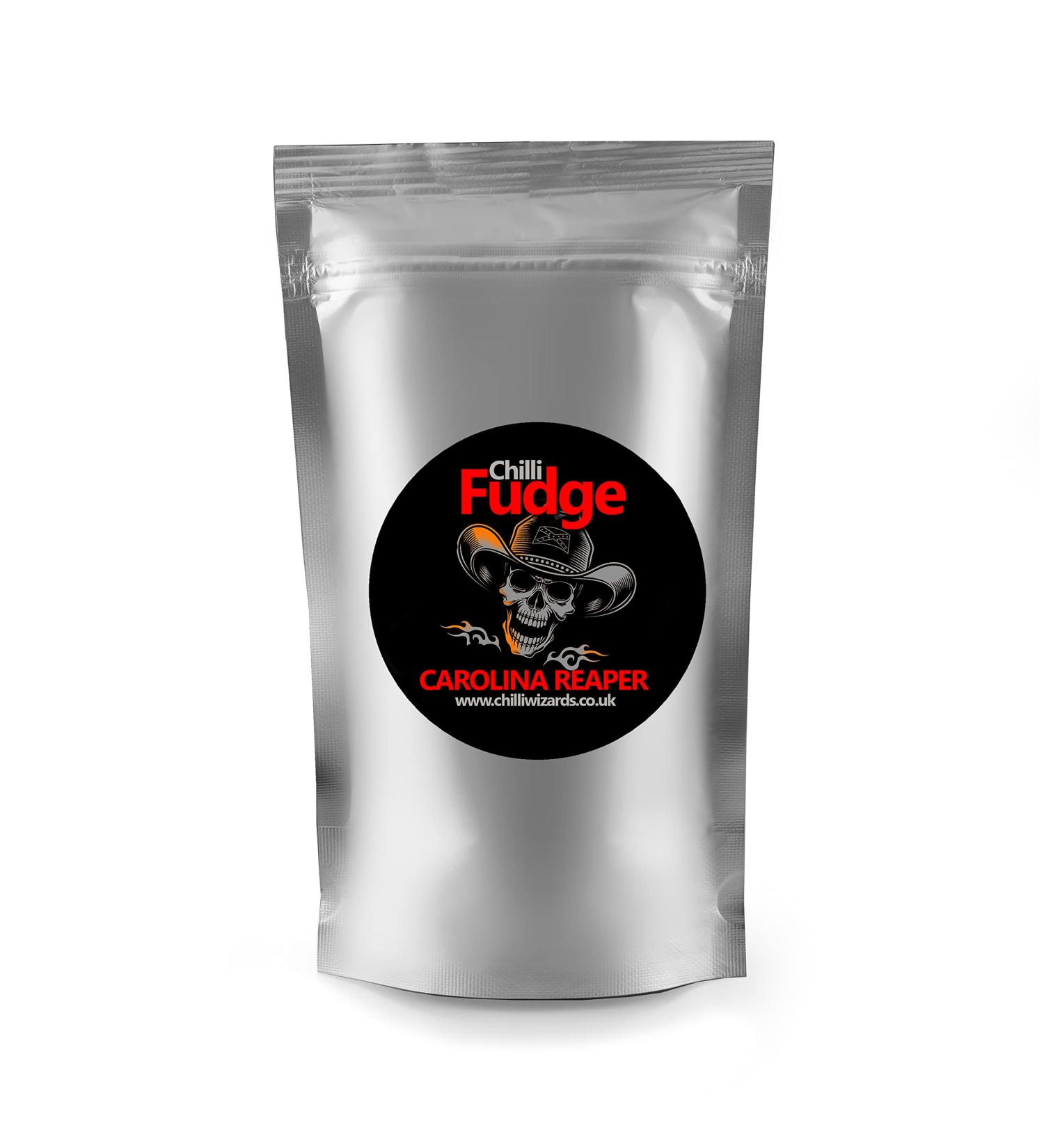 Carolina Reaper Chilli Fudge 100g Made with the hottest chilli in the world 2% Reaper Powder