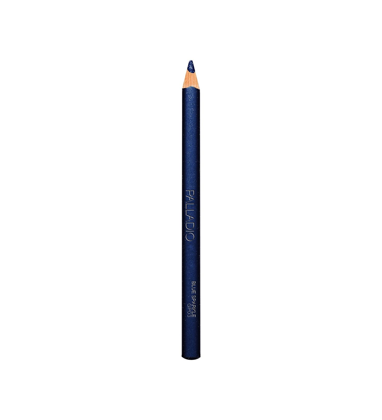 Palladio Blue Sparkle Glitter Eyeliner Pencil | Longlasting Shimmer Eye Liner for Professional Makeup - Buy Online on SooperMarket.com