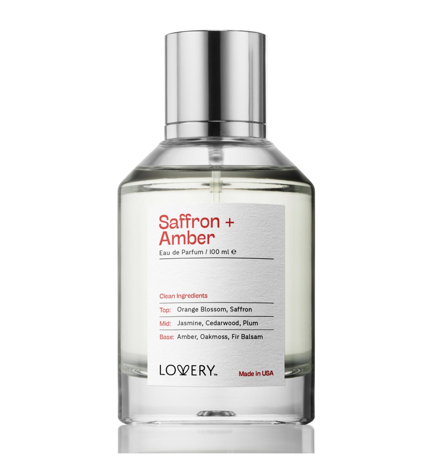 Saffron Amber Perfume for Women & Men Inspired by B.accarat Rouge 540 Long Lasting Womens Perfumes Clean Natural Fragrance EDP Spray 100ml Perfumes for Women Birthday Gifts for Mom Made in USA Clean Saffron Amber - Buy Online on SooperMarket.com