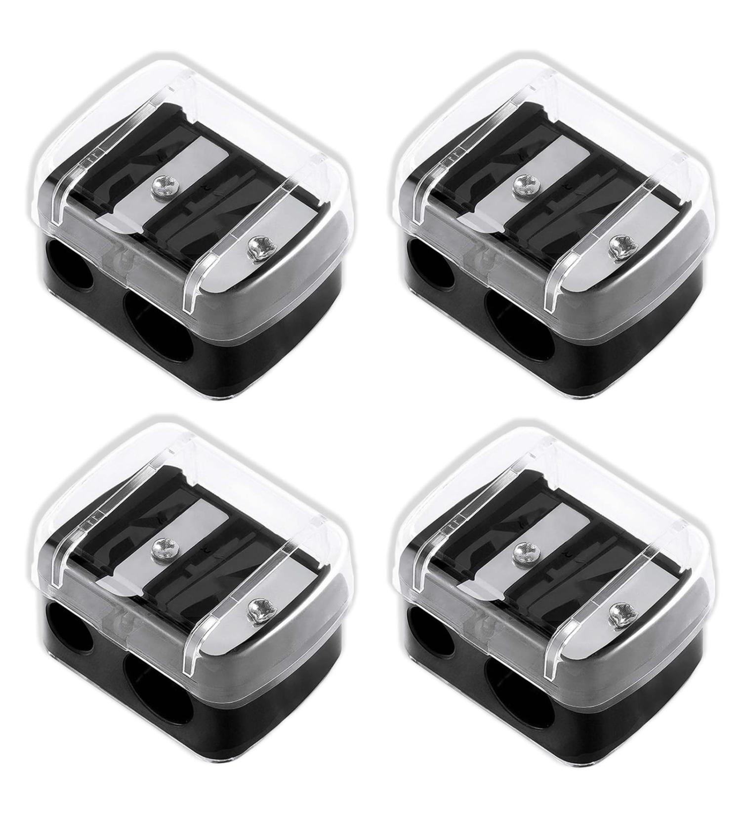 4 Pcs Eyeliner Sharpener Lip Liner Sharpener 2 Holes Dual Eye Pencil Sharpener Eyebrow Pencil Sharpener for Eyebrow Pencil Eye Pencil Eye Liner Lip Line Brow Pencil - Buy Online on SooperMarket.com