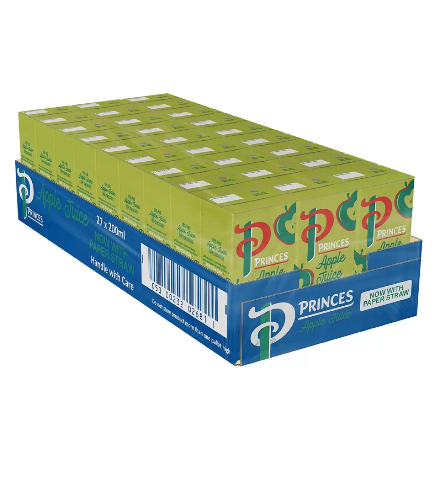 Princes Apple Juice 27 x 200ml
