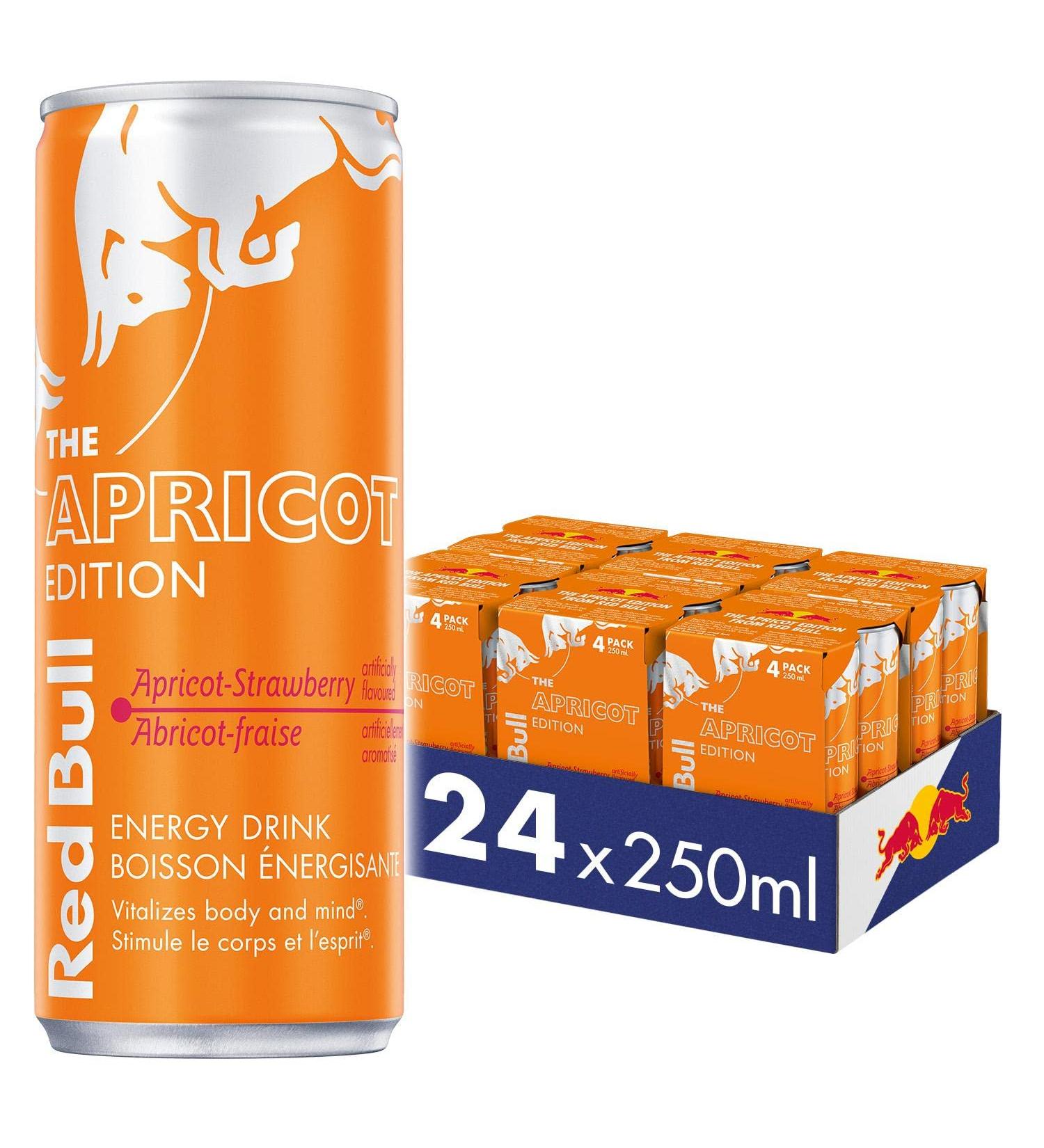 Red Bull Energy Drink Apricot-Strawberry 250ml (24 pack) 250ml (Pack of 24) - Buy Online on SooperMarket.com