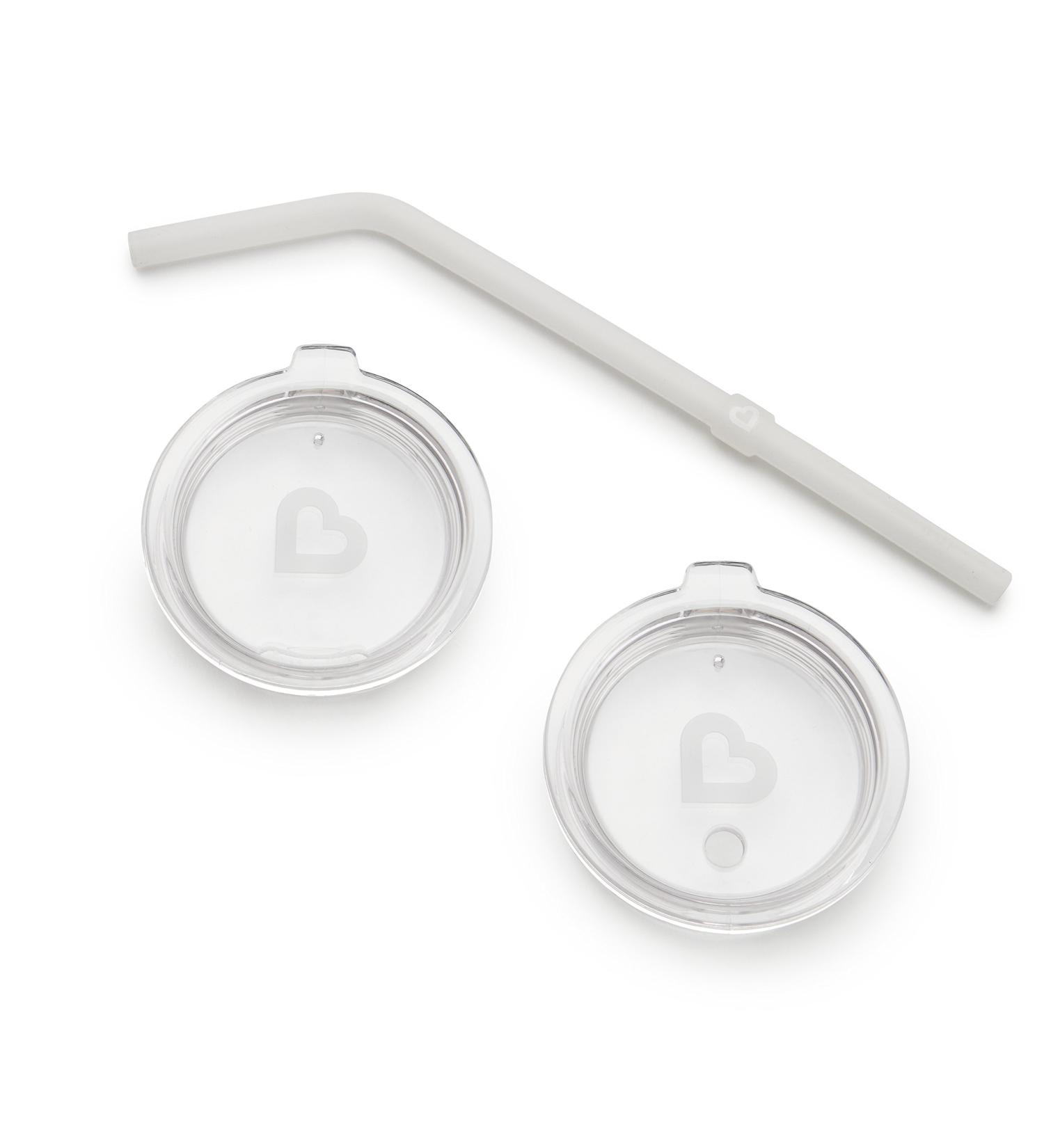 Munchkin  Sippy and Straw Lids for Miracle  360 Cups  3 Piece Set - Buy Online on SooperMarket.com