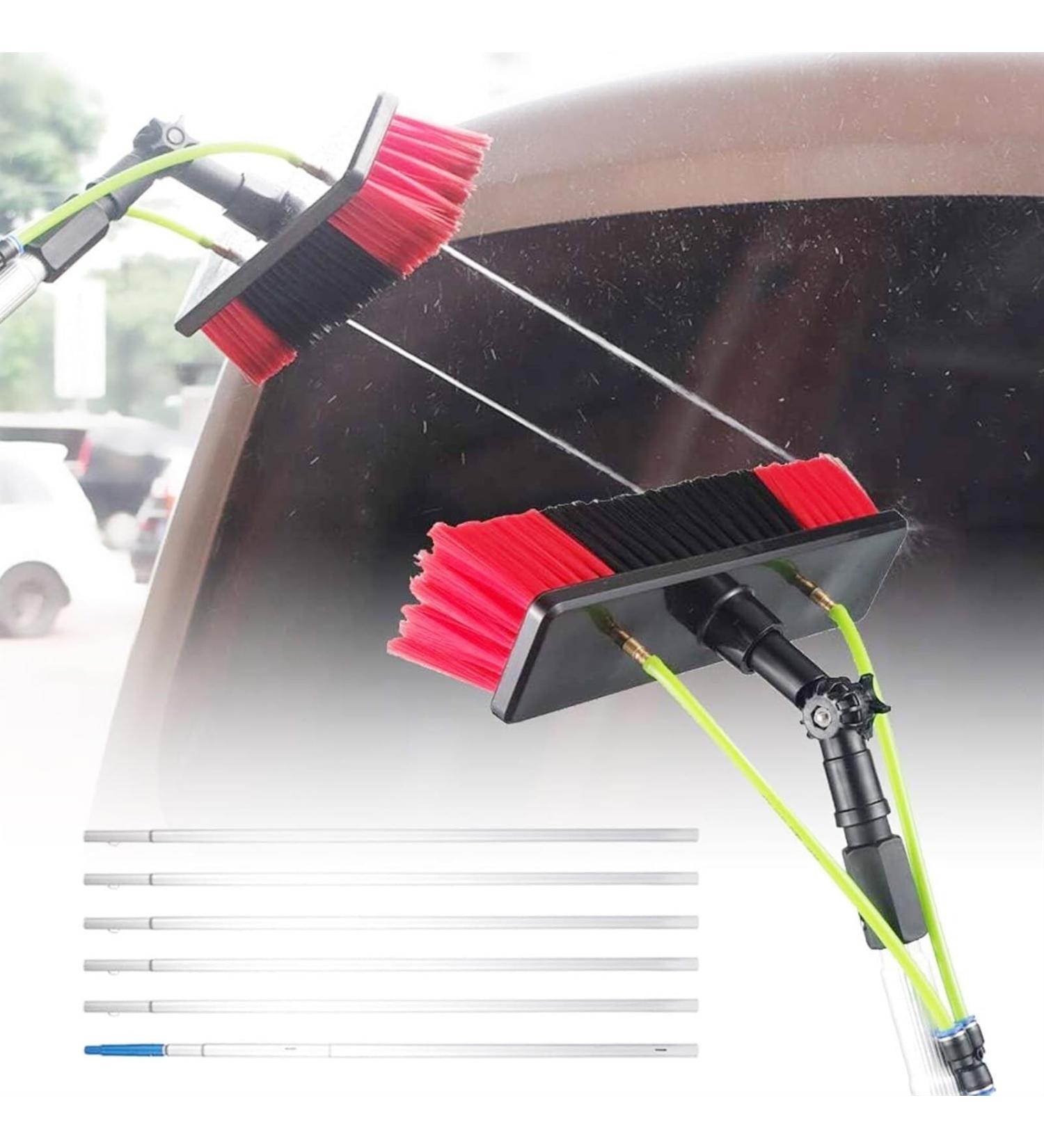 Telescopic Water Fed Pole for Cleaning Conservatory Roofs Photovoltaic Panels and Windows Suitable for Cleaners 35cm Brush Head 10M/33FT - Buy Online on SooperMarket.com
