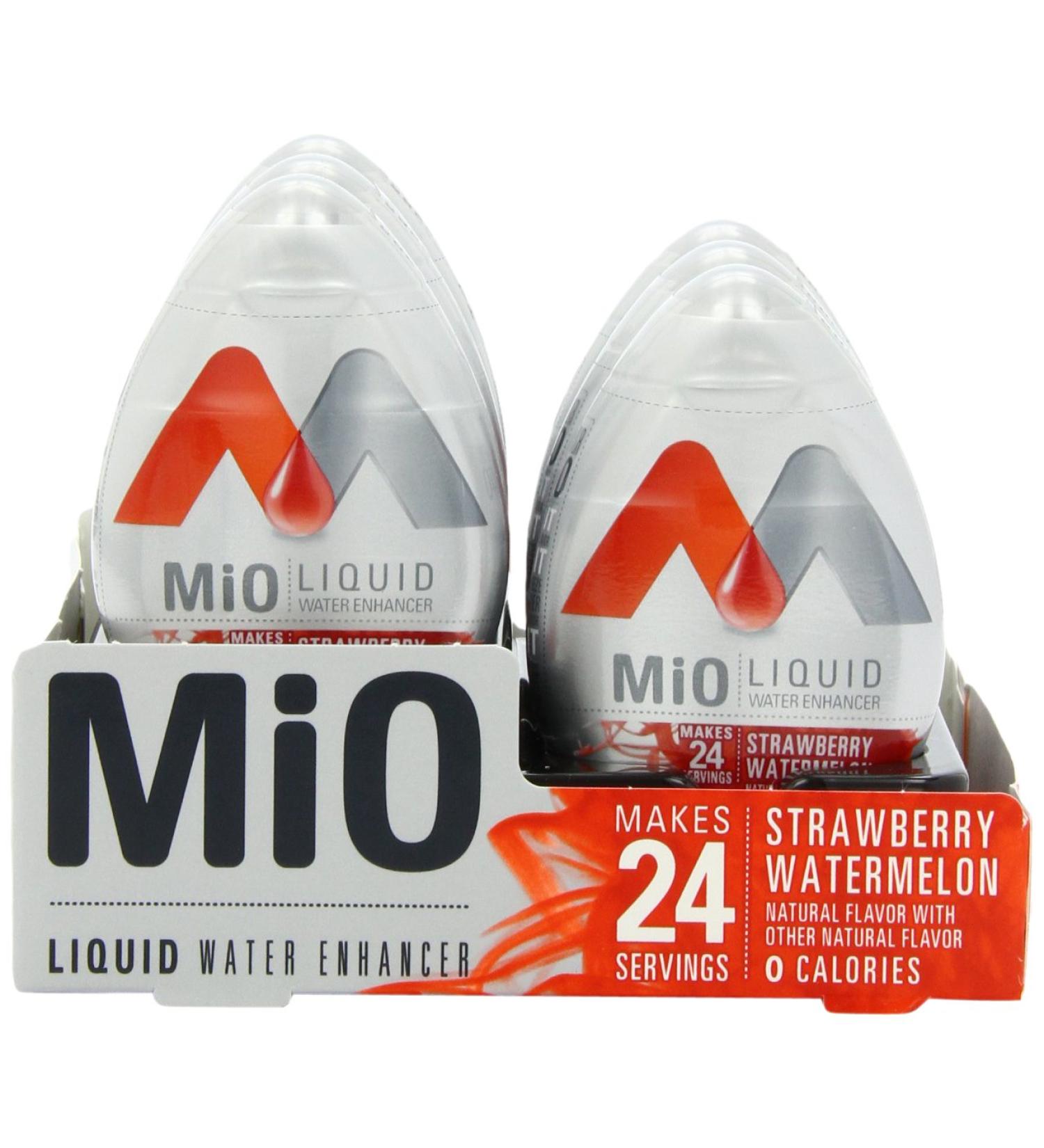 MiO Liquid Water Enhancer Strawberry Watermelon 1.62oz (Pack of 12) - Delicious Flavor Boost - Buy Online on SooperMarket.com