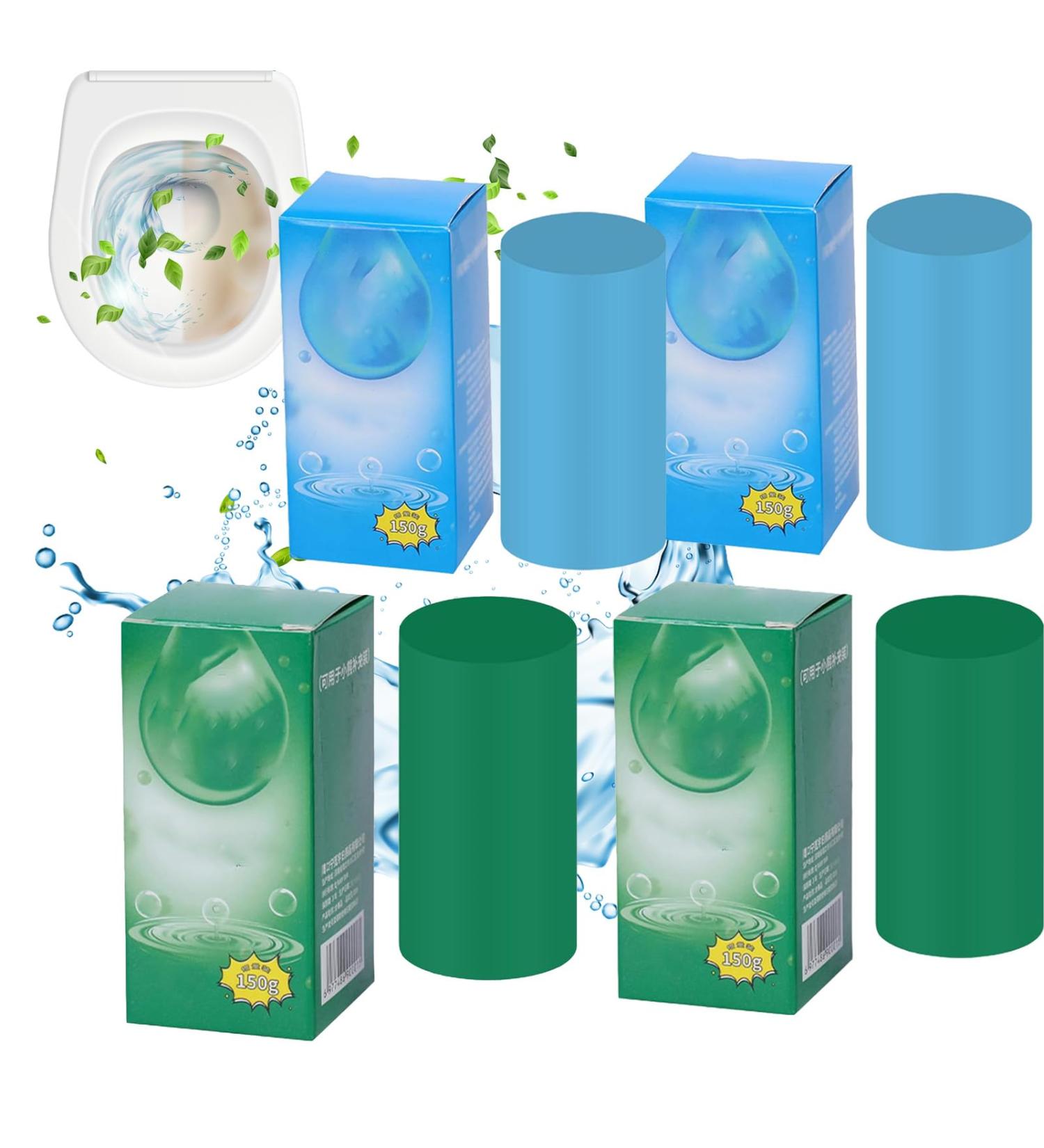 Upgraded Concentrated Descaling Toilet Cleaning Stick Effective Powerful Deep Cleaning Long-Lasting Freshness Four Scents Of Toilet Bowl Cleaners Stick For Bathroom Cleaning (Jasmine Grapes 4pcs) - Buy Online on SooperMarket.com