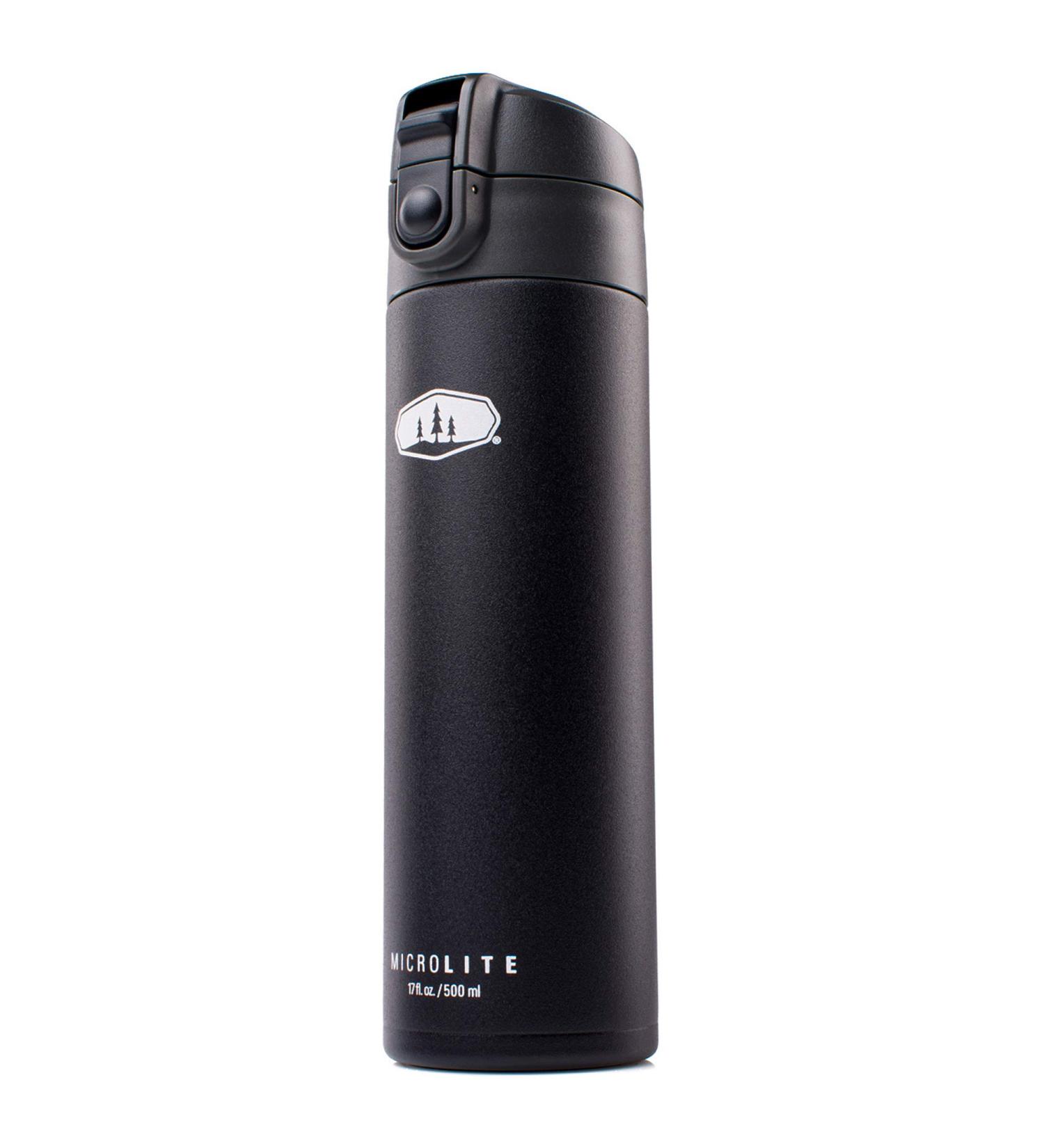 GSI Outdoors Glacier Stainless Microlite 500 Insulated Flask in Black - Buy Online on SooperMarket.com