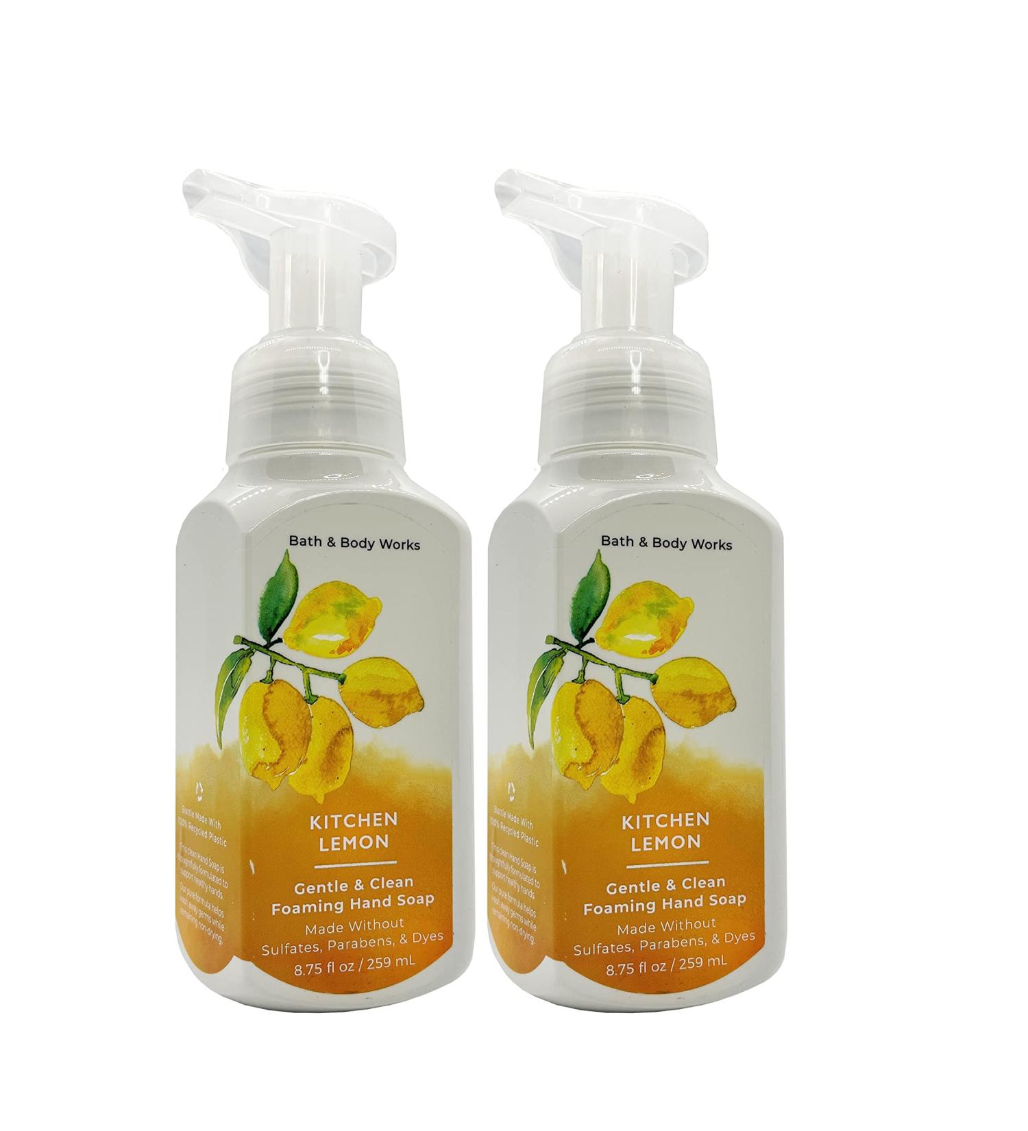 Bath and Body Works Kitchen Lemon Foaming Hand Soap - 8.75 oz (2-Pack) - Buy Online on SooperMarket.com