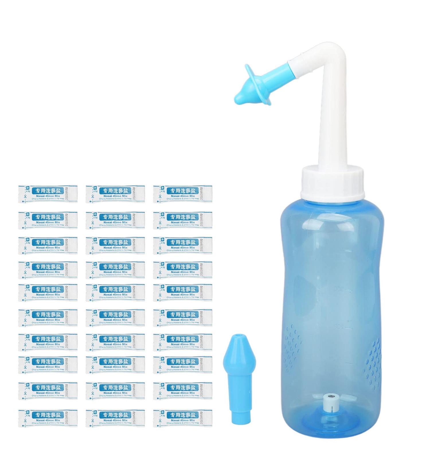 Nasal Irrigation Set 60 Angle Chloride 500ml Bottle Clear Scale, Home Use - Buy Online on SooperMarket.com