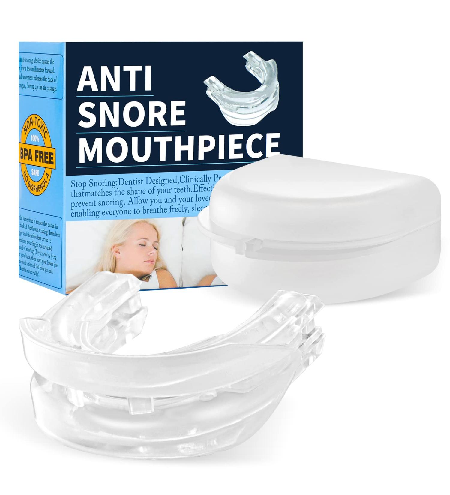 Anti Snoring Mouthpiece - Comfort Size Snoring Solution for Better Sleep | Adjustable for Men/Women - Buy Online on SooperMarket.com