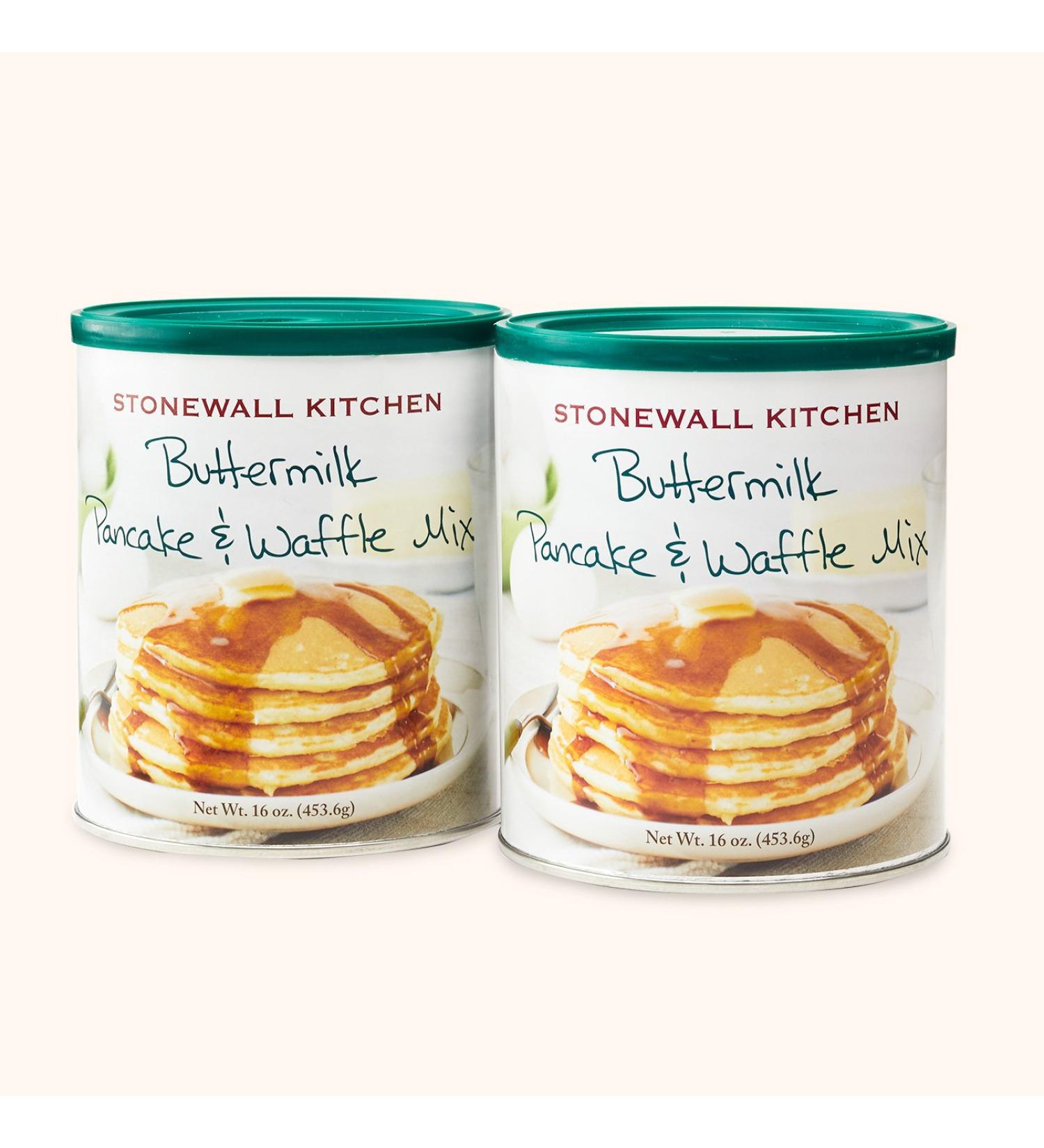 Stonewall Kitchen Buttermilk Pancake & Waffle Mix 2 Pack - 16 Ounces x 2 | 1lb Each - Buy Online on SooperMarket.com