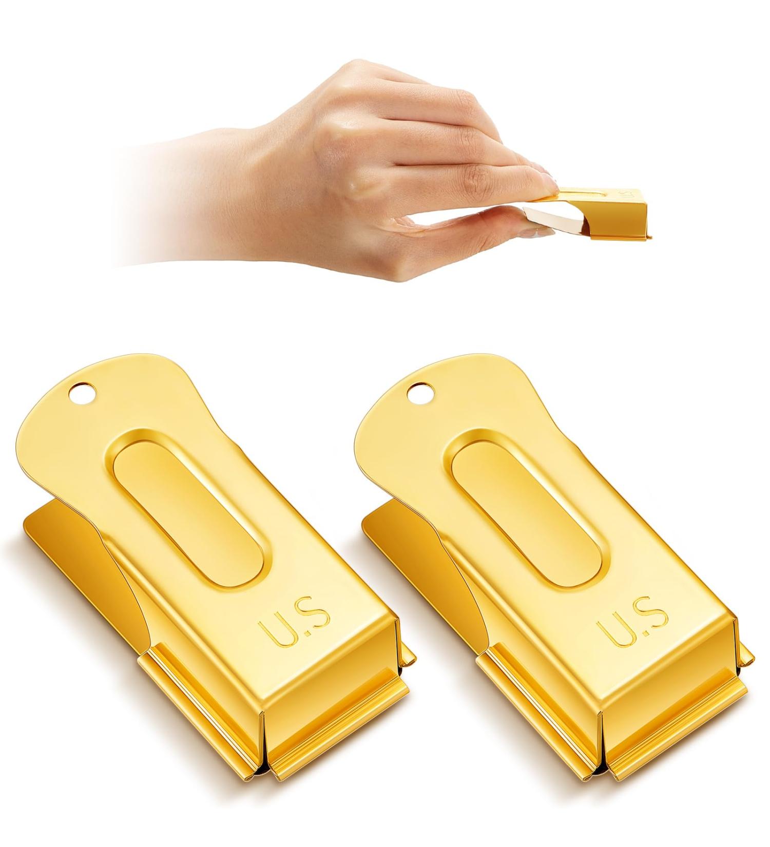 Vercanmonth 2-Piece Brass Pet Training Clicker Set - Metal Dog & Cat Clickers for Puppy Training | Gold - Buy Online on SooperMarket.com