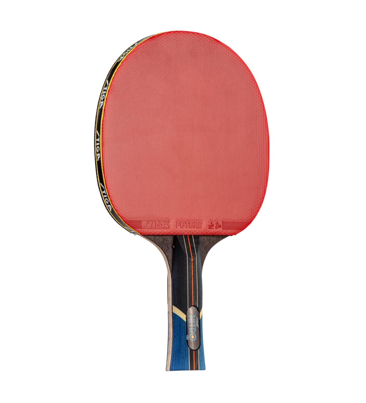 STIGA Nitro Performance Ping Pong Paddle - 6-Ply Light Blade - 2mm Premium Sponge - Anatomic Composite Handle - Buy Online on SooperMarket.com