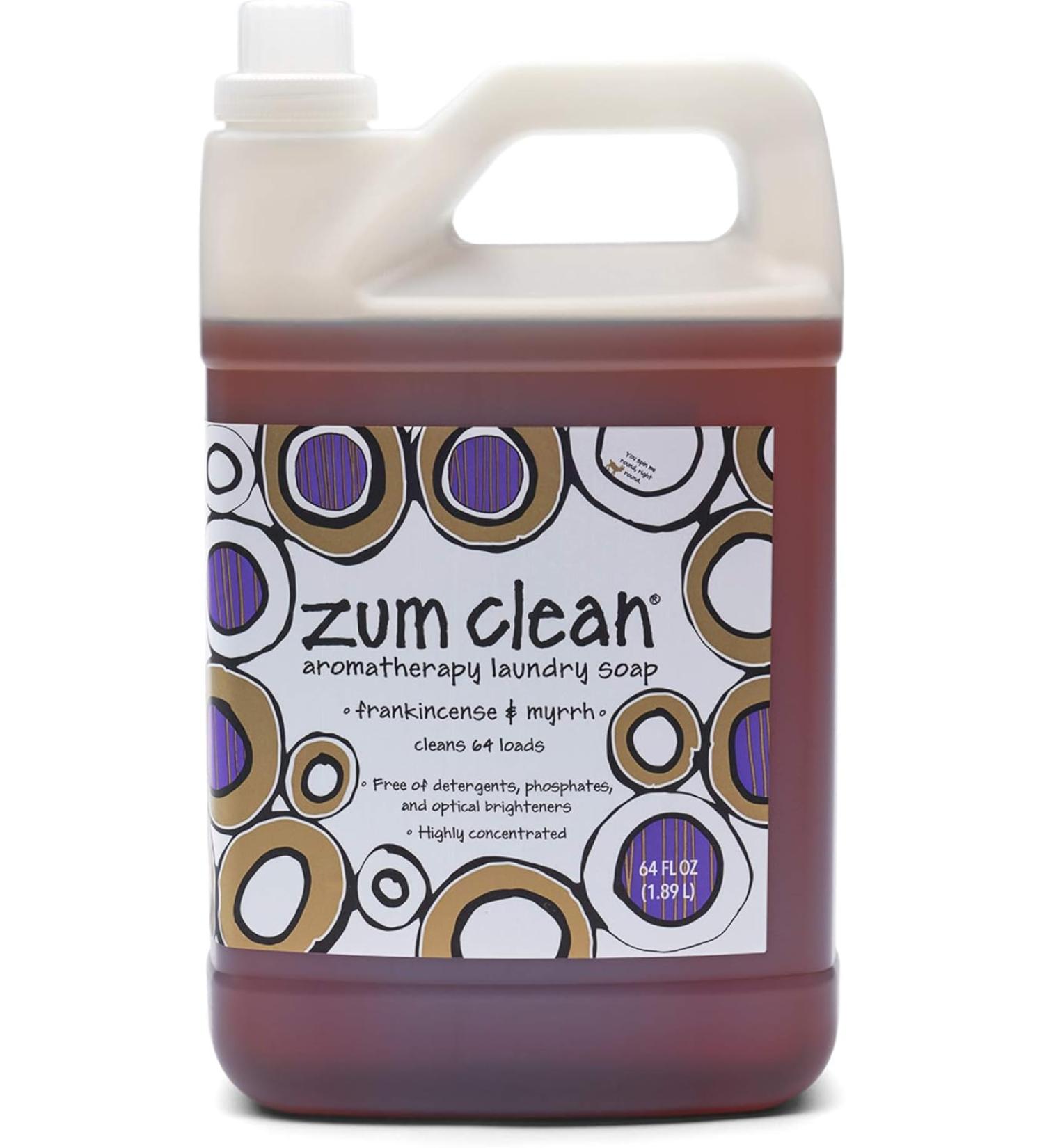 Indigo Wild Zum Clean Laundry Soap Frankincense Myrrh 64 fl oz - Natural & Fragrant Cleaning Solution - Buy Online on SooperMarket.com