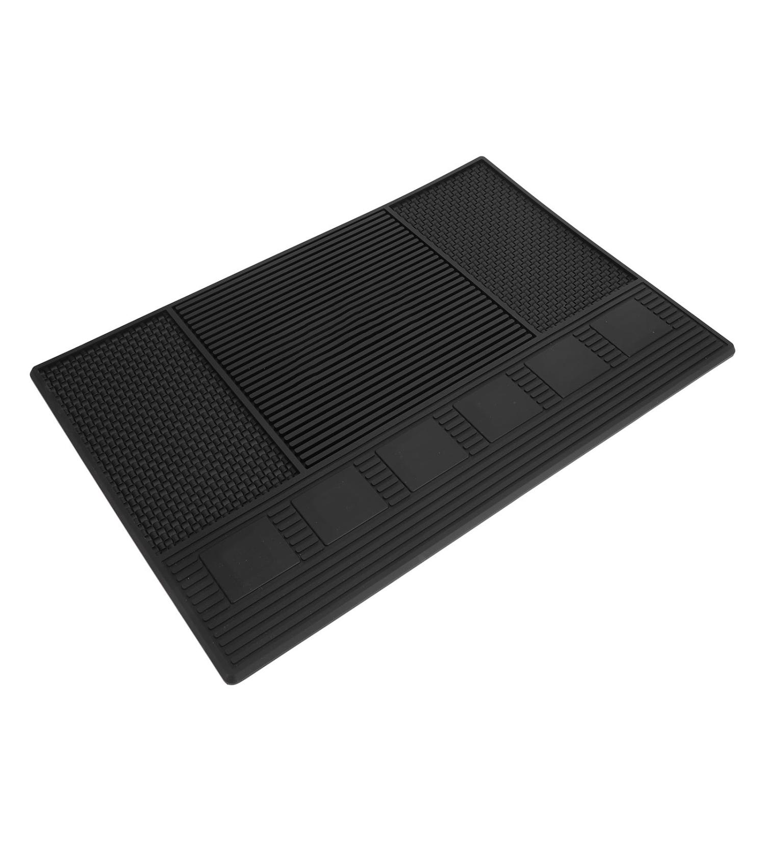 Silicone Barber Mat with Slip Prevention Large Size Work Station Pad for Clippers Scissors Organized & Easy to Cleanse - Buy Online on SooperMarket.com
