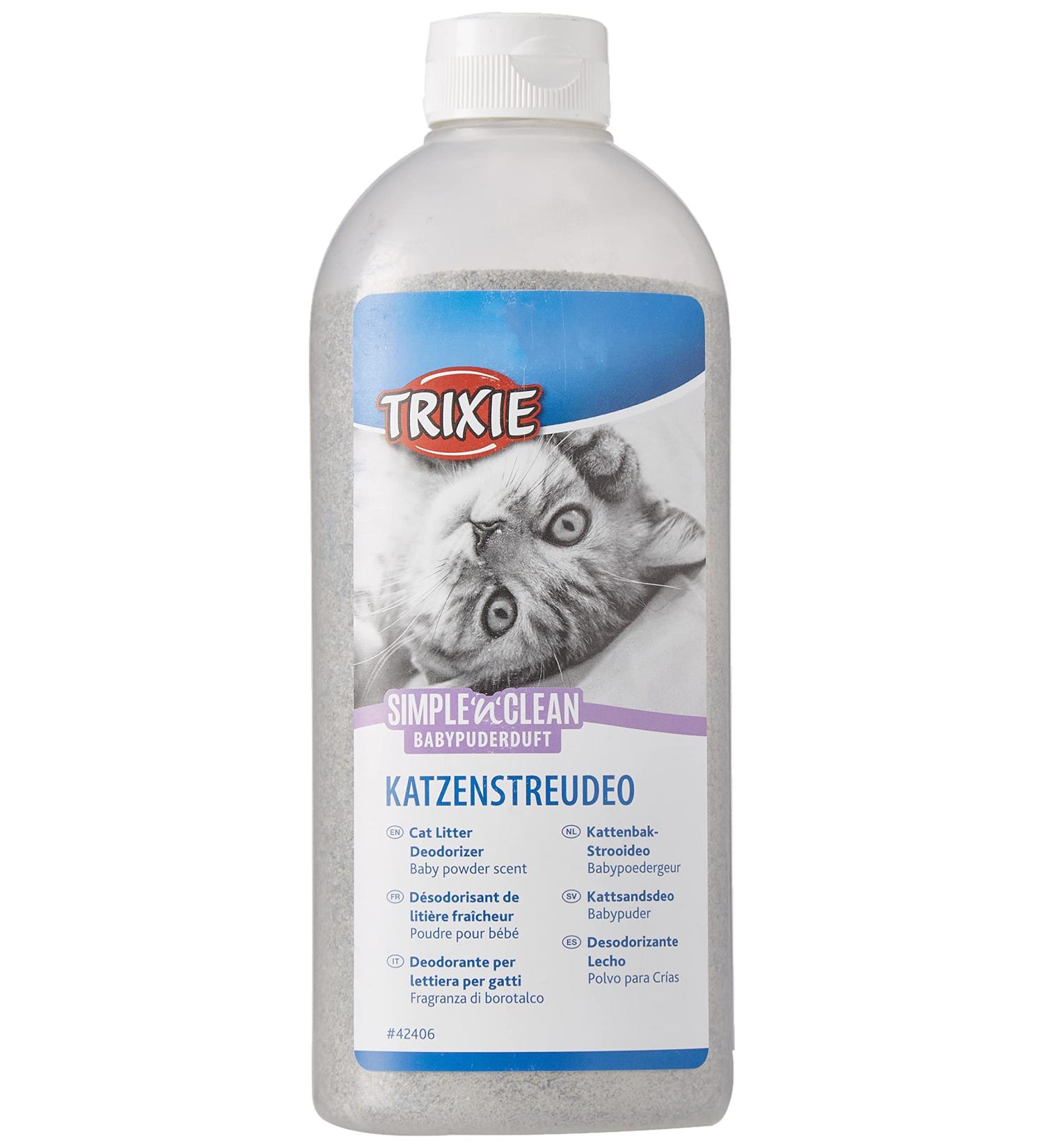 Trixie 42406 Simple'n'Clean Cat Litter Deodorant - Baby Powder Scent 750g | Best International Shipping - Buy Online on SooperMarket.com