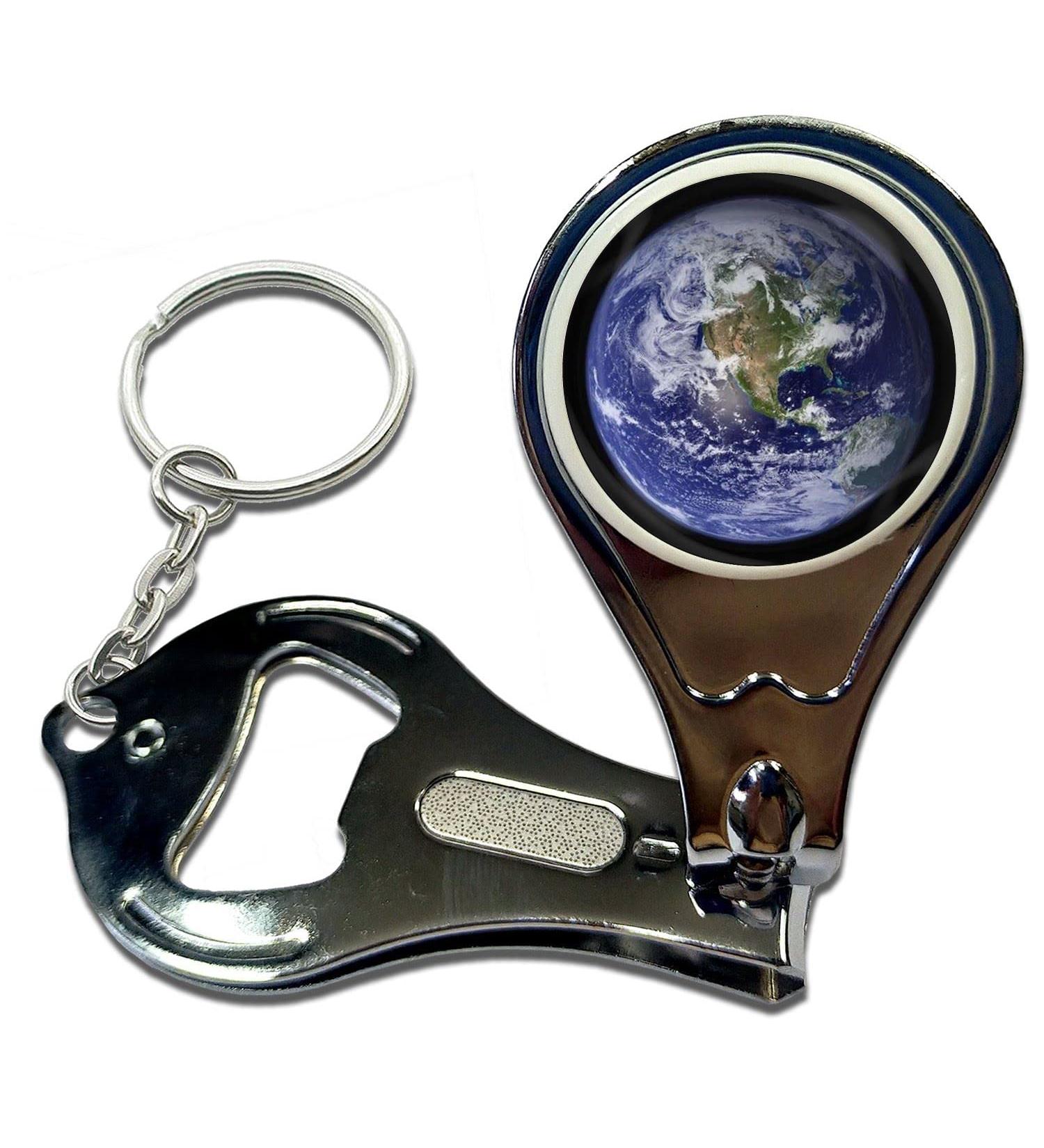 BadgeBeast.co.uk Earth - Key Ring Bottle Opener and Nail Clipper - Buy Online on SooperMarket.com