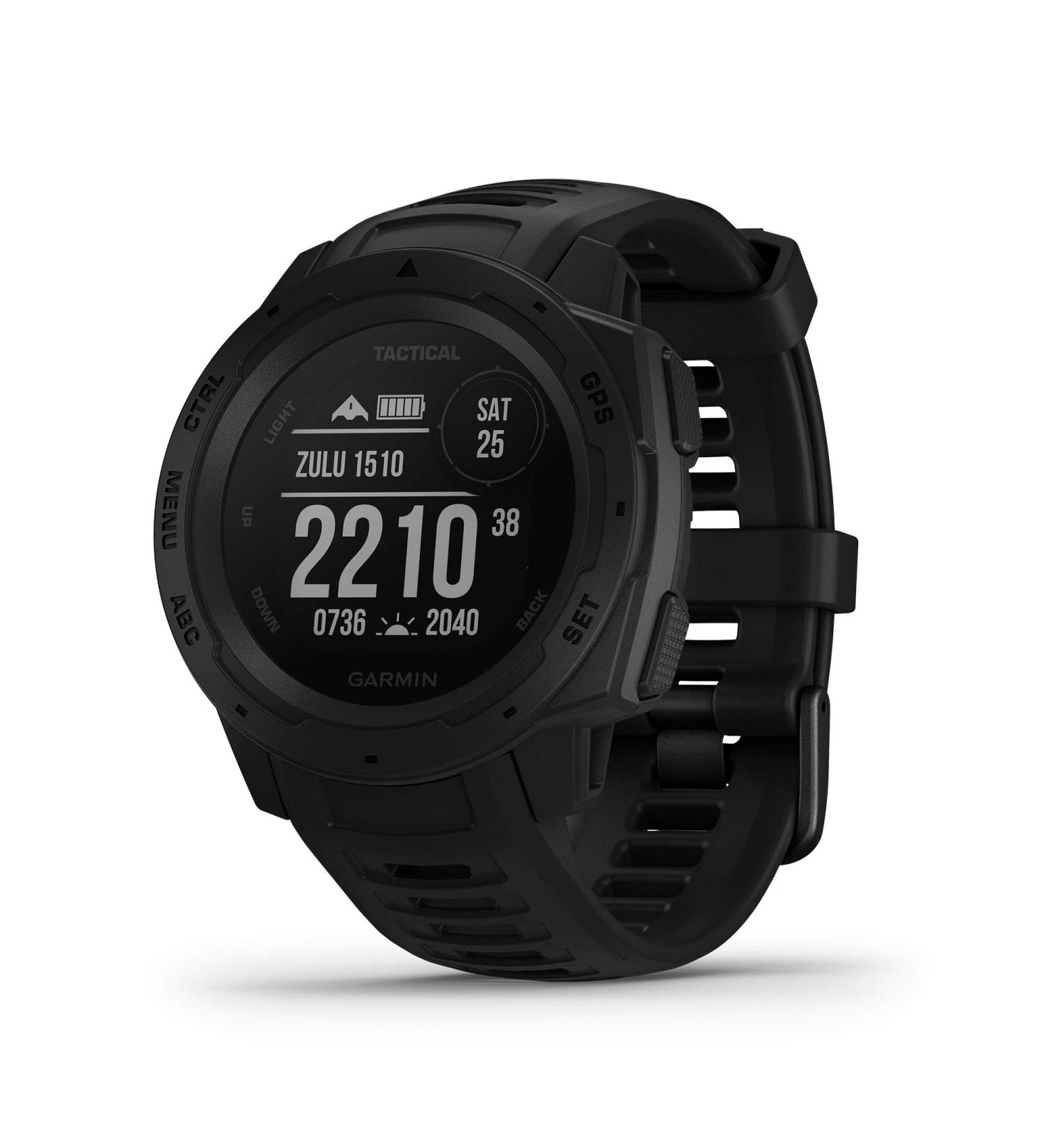 Garmin Instinct Tactical  Rugged GPS Watch  Tactical Specific Features  Constructed to U.S. Military Standard 810G for Thermal  Shock and Water Resistance  Black - Buy Online on SooperMarket.com