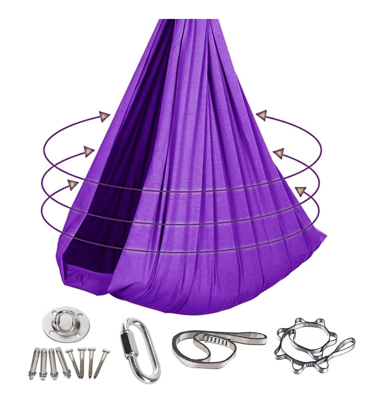 Ssimoo Stretchy Sensory Body SOX - Full-Body Calming Wrap for Autism & Anxiety Relief | Purple 100x280cm - Buy Online on SooperMarket.com