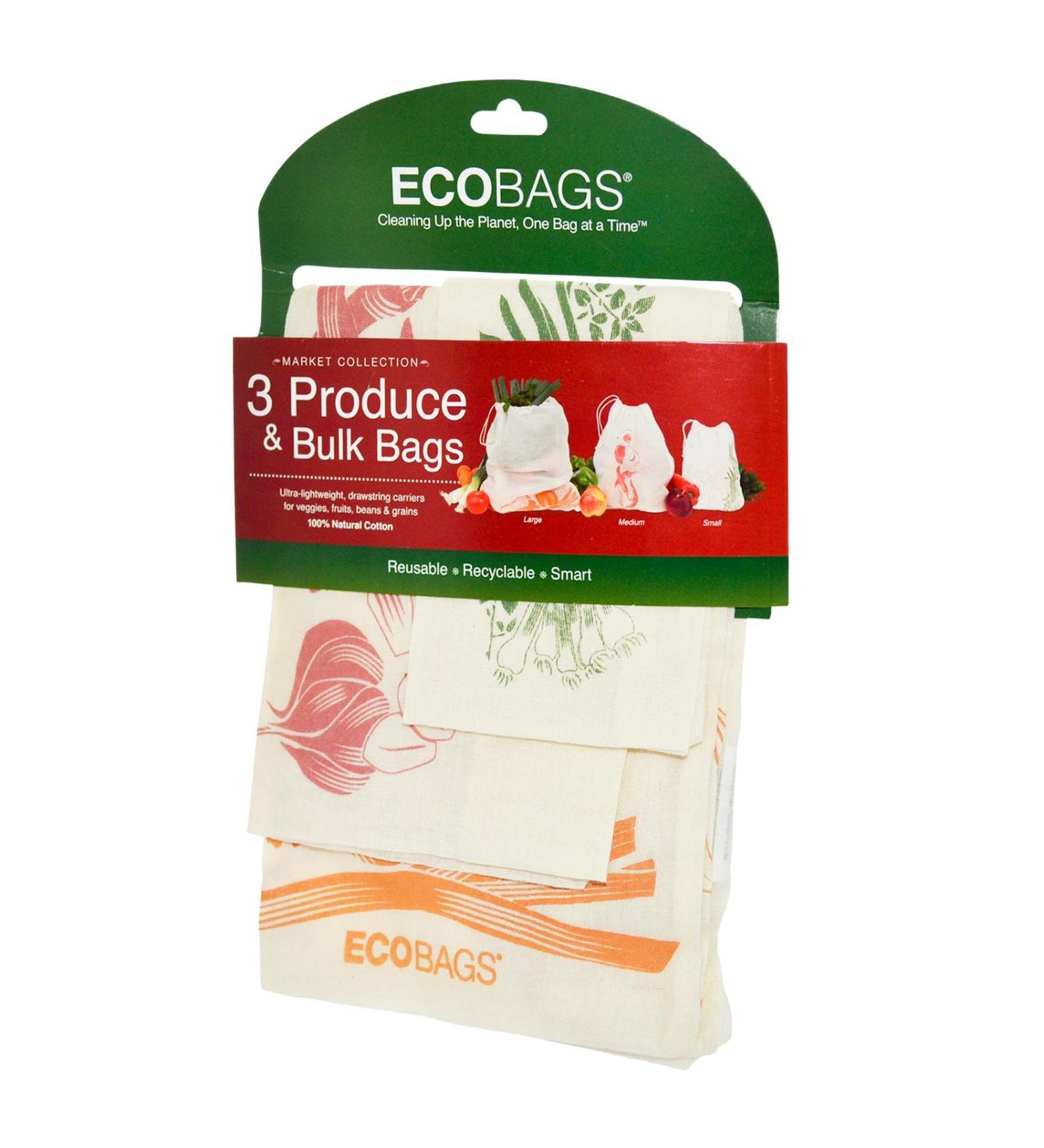 ECOBAGS Produce & Bulk Bags 3 Bags