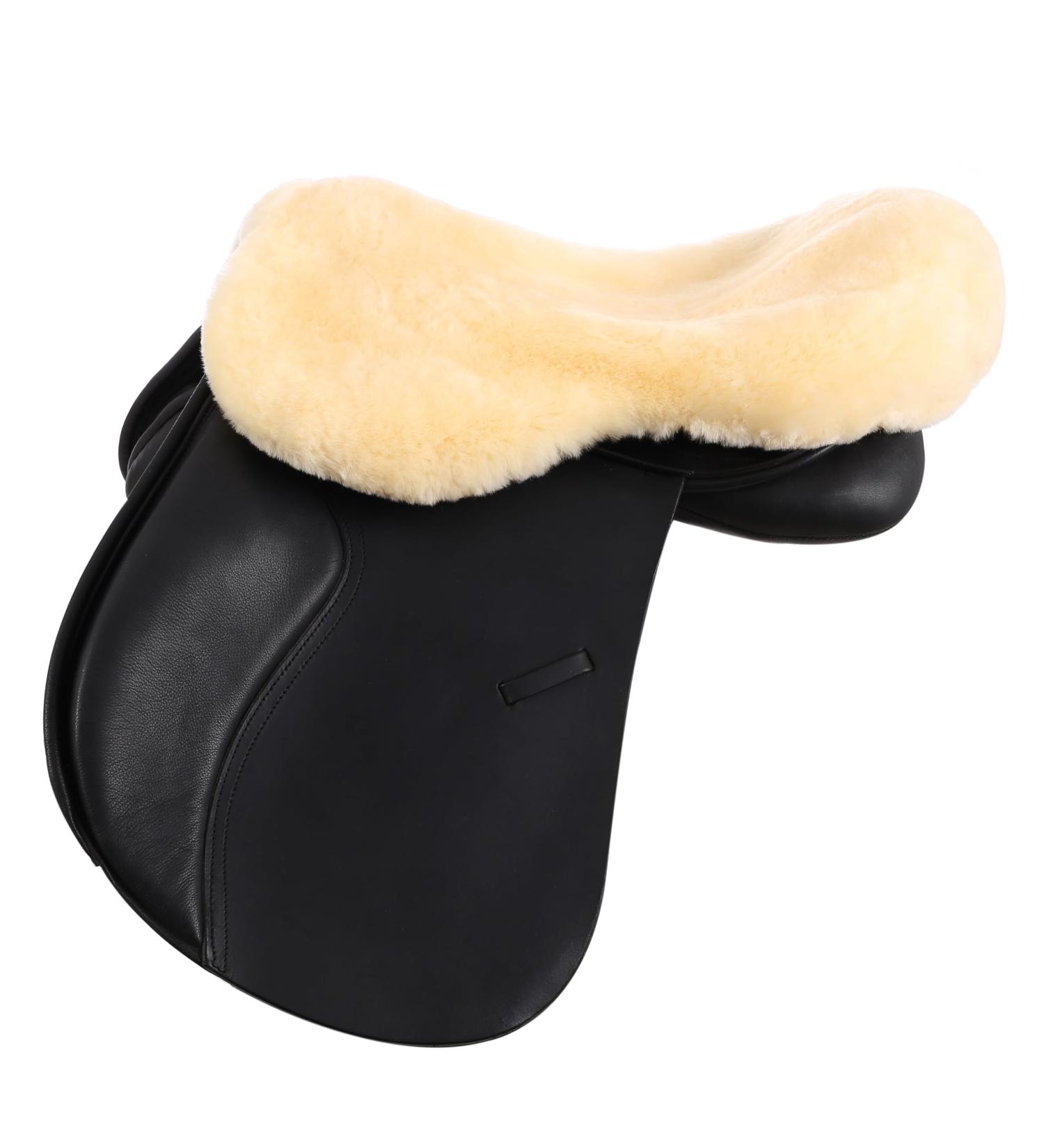 Merauno Sheepskin Horse Saddle Seat Saver Lambskin Horse English Saddle Seat Cover - Buy Online on SooperMarket.com