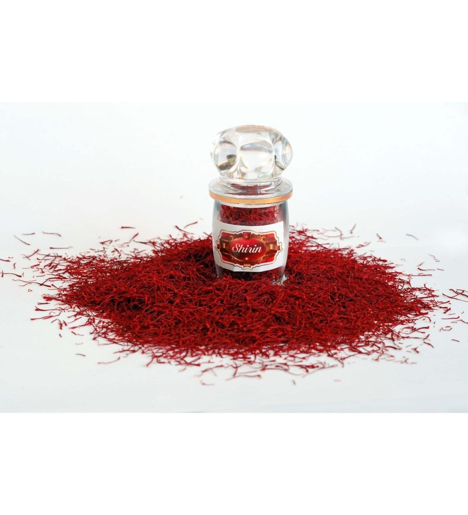 SHIRIN Saffron Grade 1 - 1 Gram Premium Quality All Red Threads for Tea and Rice - 0.035 OZ Pure & Natural Saffron Spice - Pack of 1 - Buy Online on SooperMarket.com
