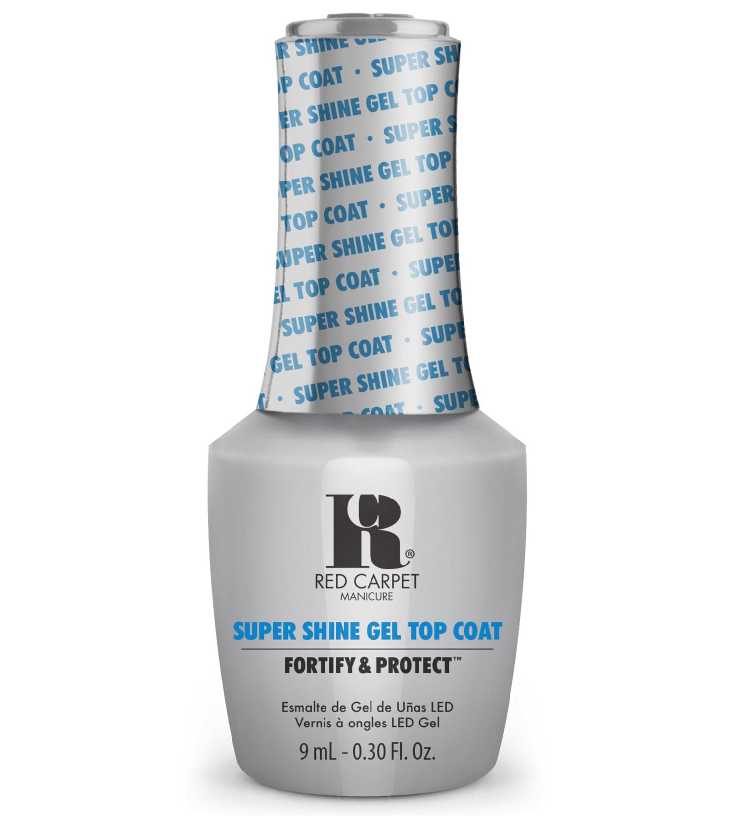 Red Carpet Manicure Fortify & Protect Super Shine Top Coat | Top Coat Essentials | Glossy Gel Nail Top Coat Top Coat Gel Nail Polish | 0.30 Fl. Oz. - Buy Online on SooperMarket.com