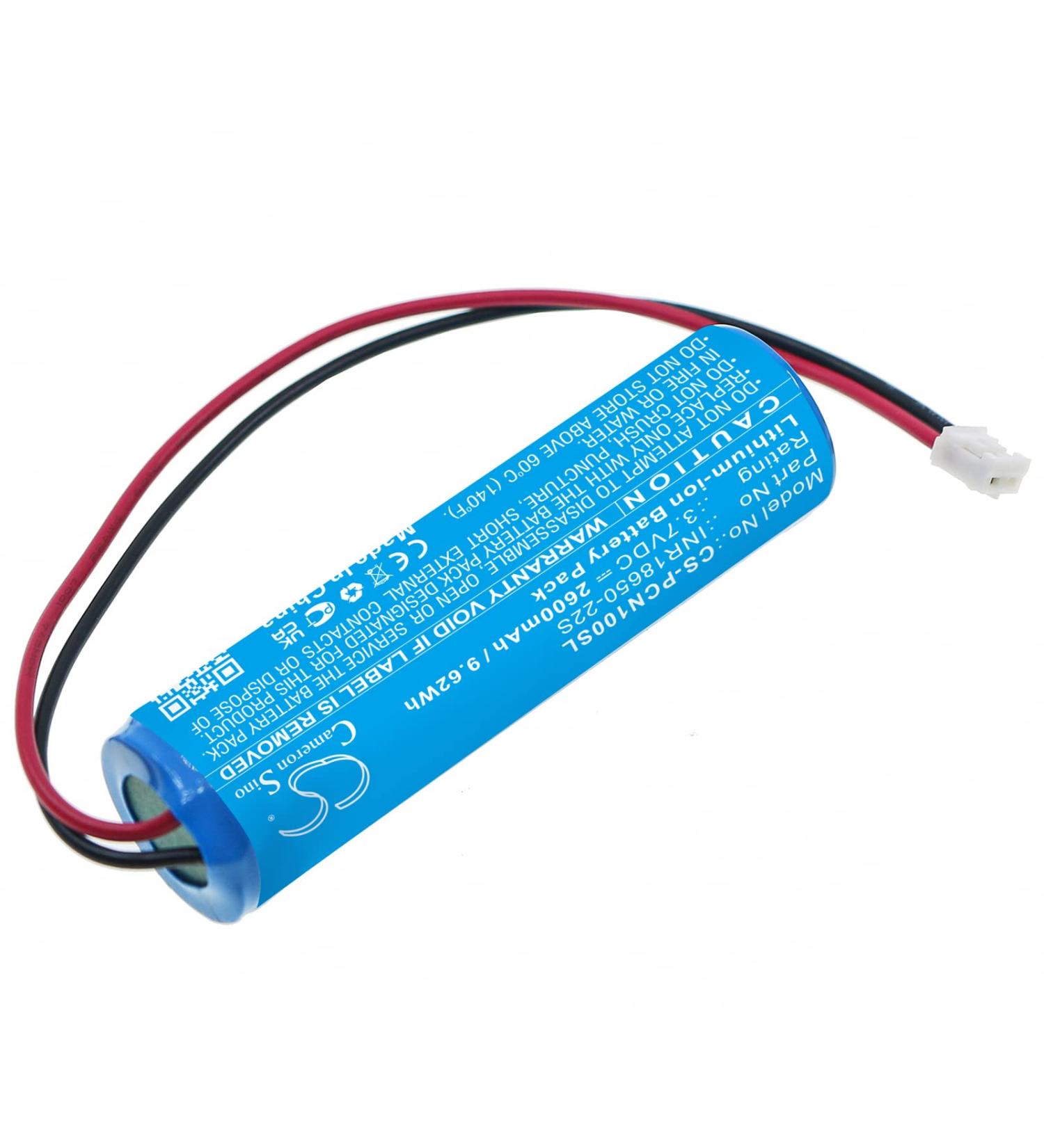 Replacement Battery for Phiten CN100001 - INR18650-22S 2600mAh/3.7V | Fast International Shipping - Buy Online on SooperMarket.com
