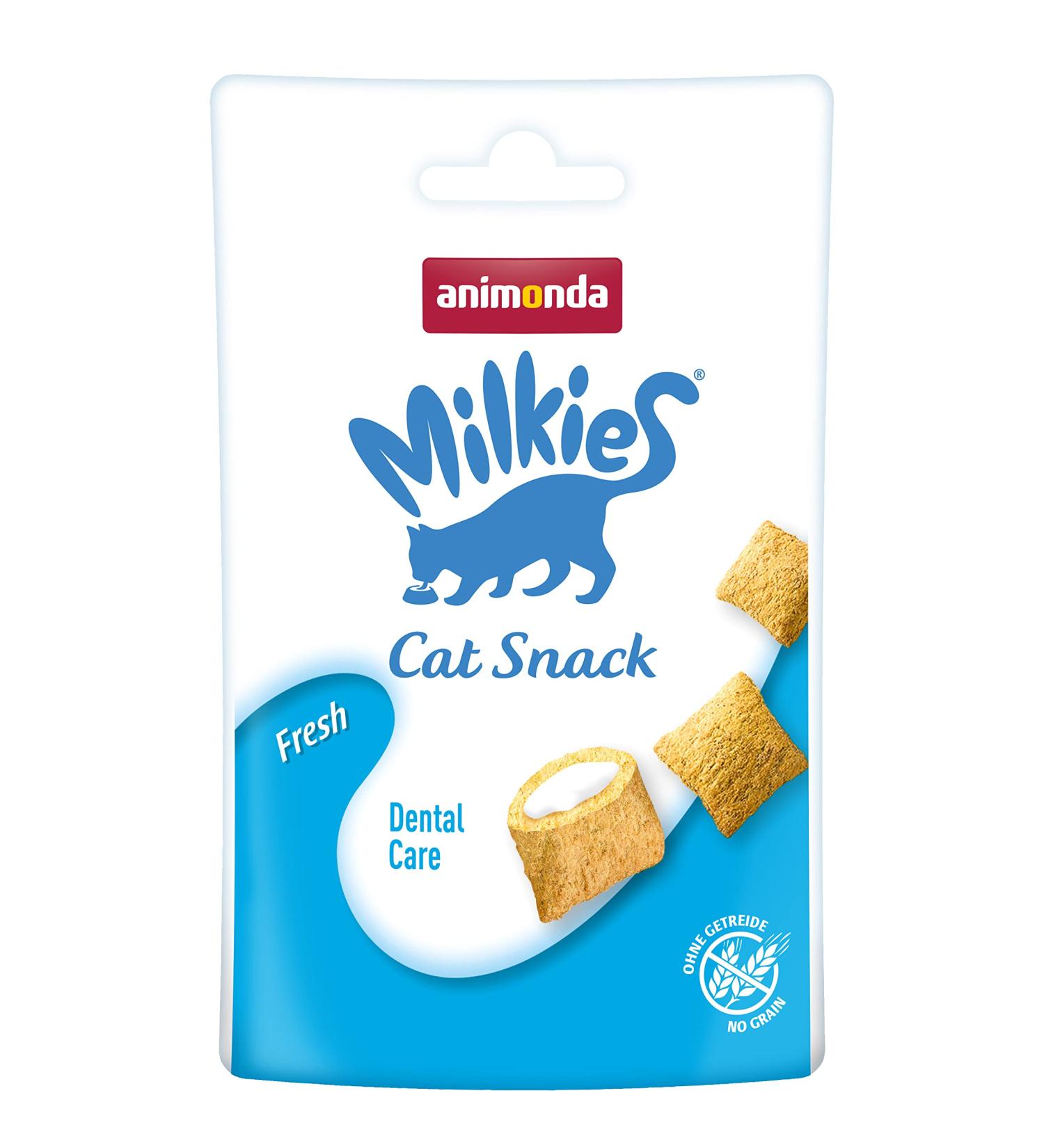 animonda Milkies Fresh grain-free crunchy pillows for cats cat snack 12 x 30 g Fresh 30 g (pack of 12)