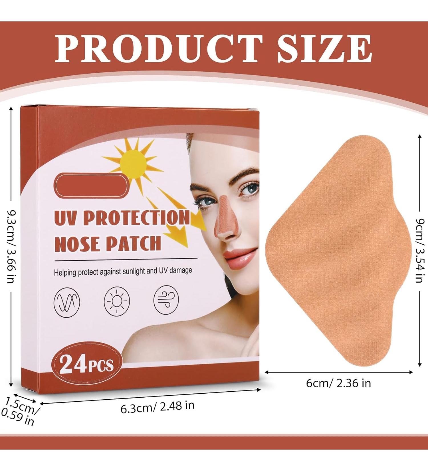 Demissle 120 Pcs Sun Protection Nose Patch - UV Stickers for Nose, Multifunctional Plasters for Men Women - 5 Boxes - Buy Online on SooperMarket.com