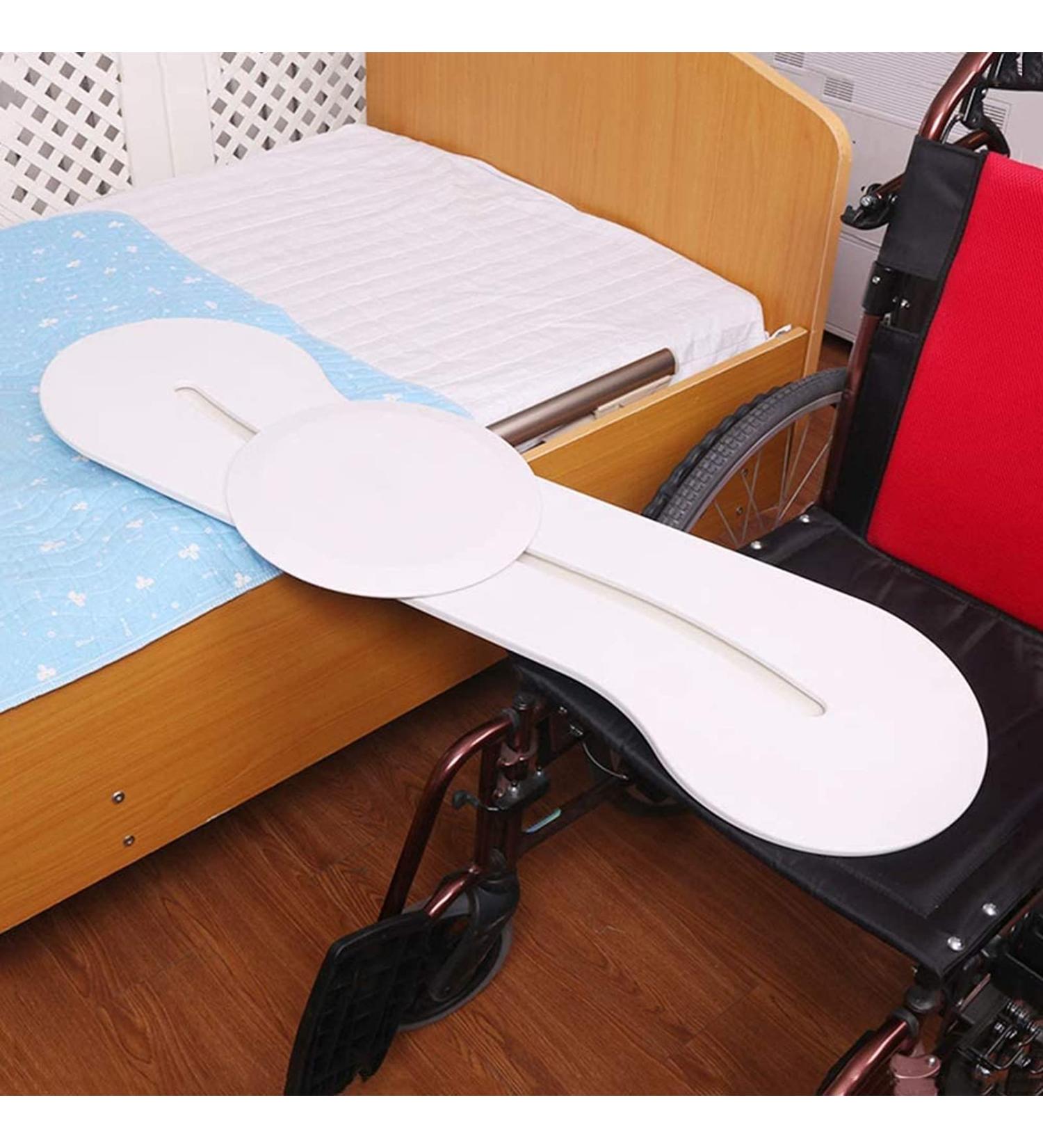 Transfer Mobility Board Seat Transfer Aid for Elderly Disabled and Handicapped Wheelchair Users White - Buy Online on SooperMarket.com