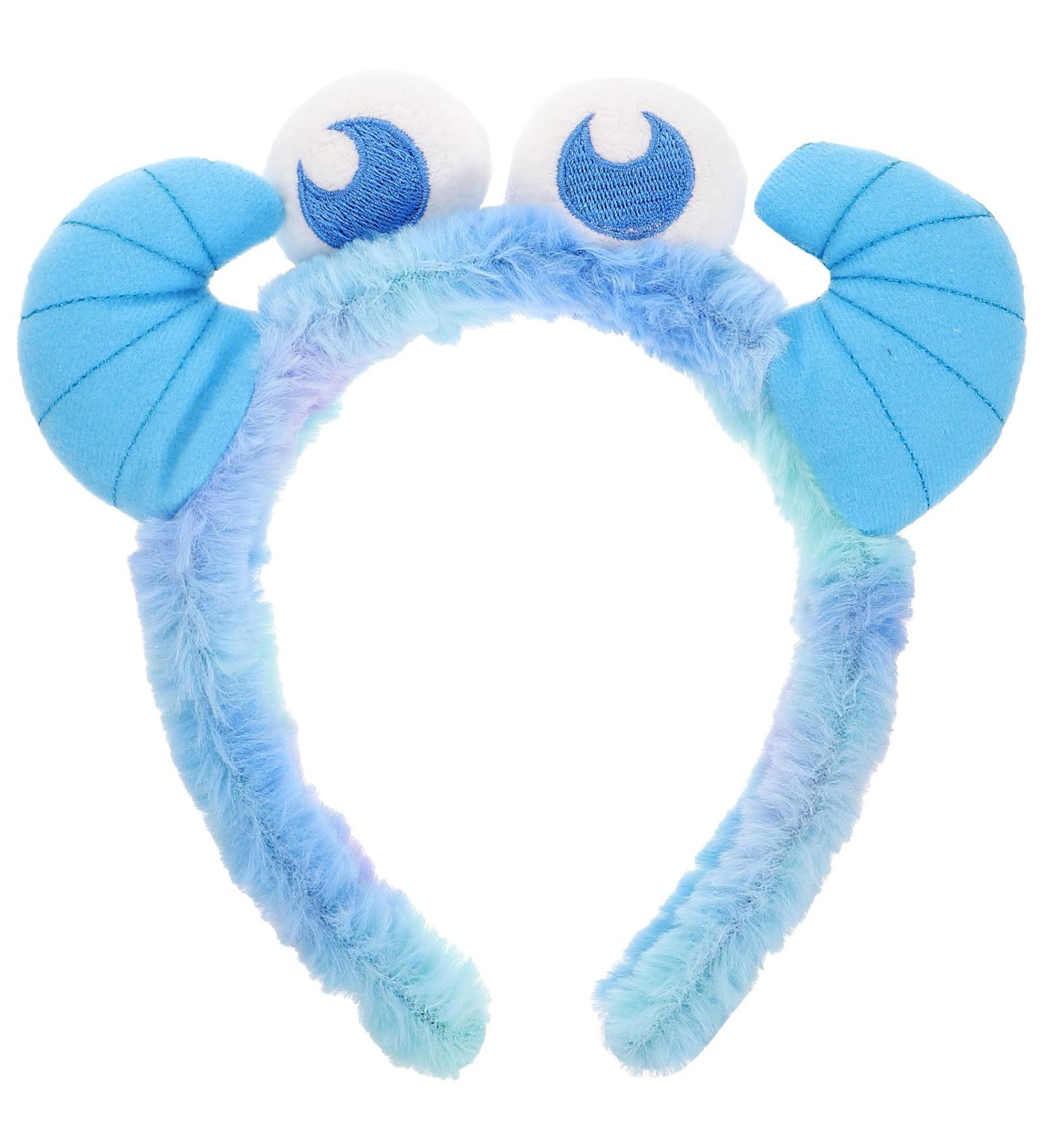 minkissy Horn Headband Plush Ox Horn Headband Cute Funny Headwear Cartoon Animal Horn Hair Hoop with Eyes Hairband for Halloween Dress Up Headbands - Buy Online on SooperMarket.com